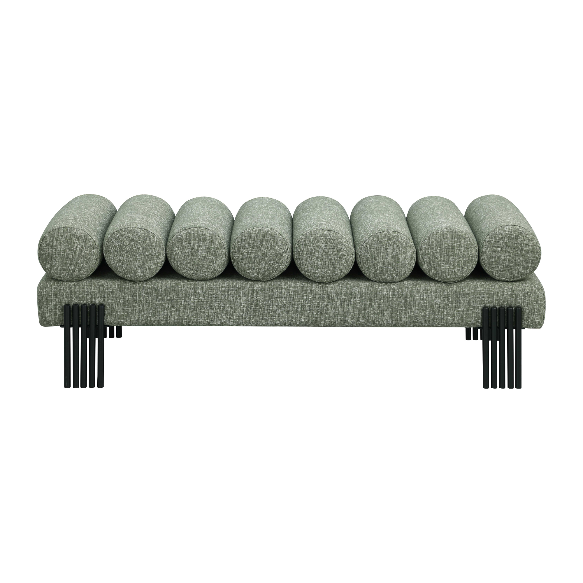 Akela Linen Upholstered Bench