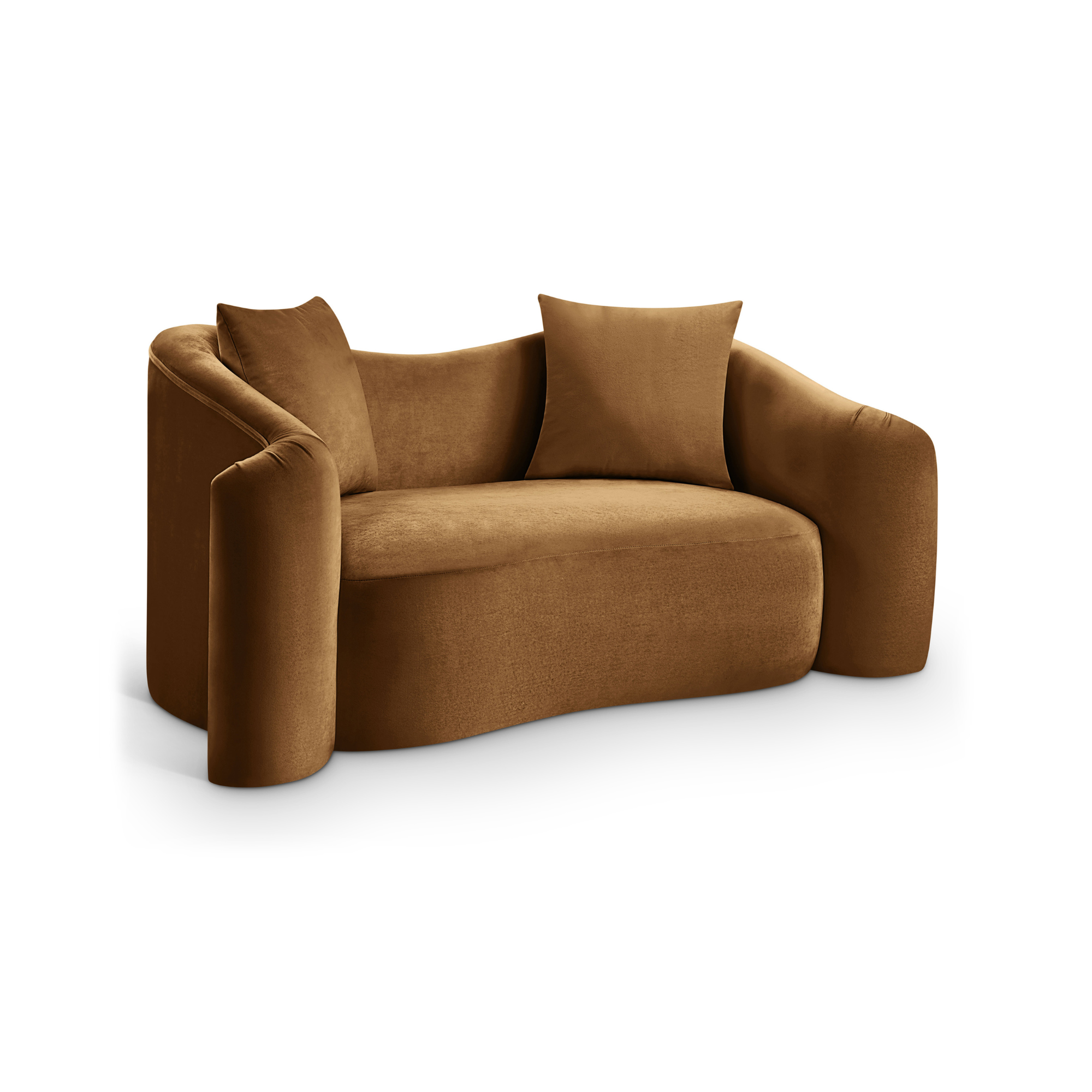 Daston Velvet Loveseat