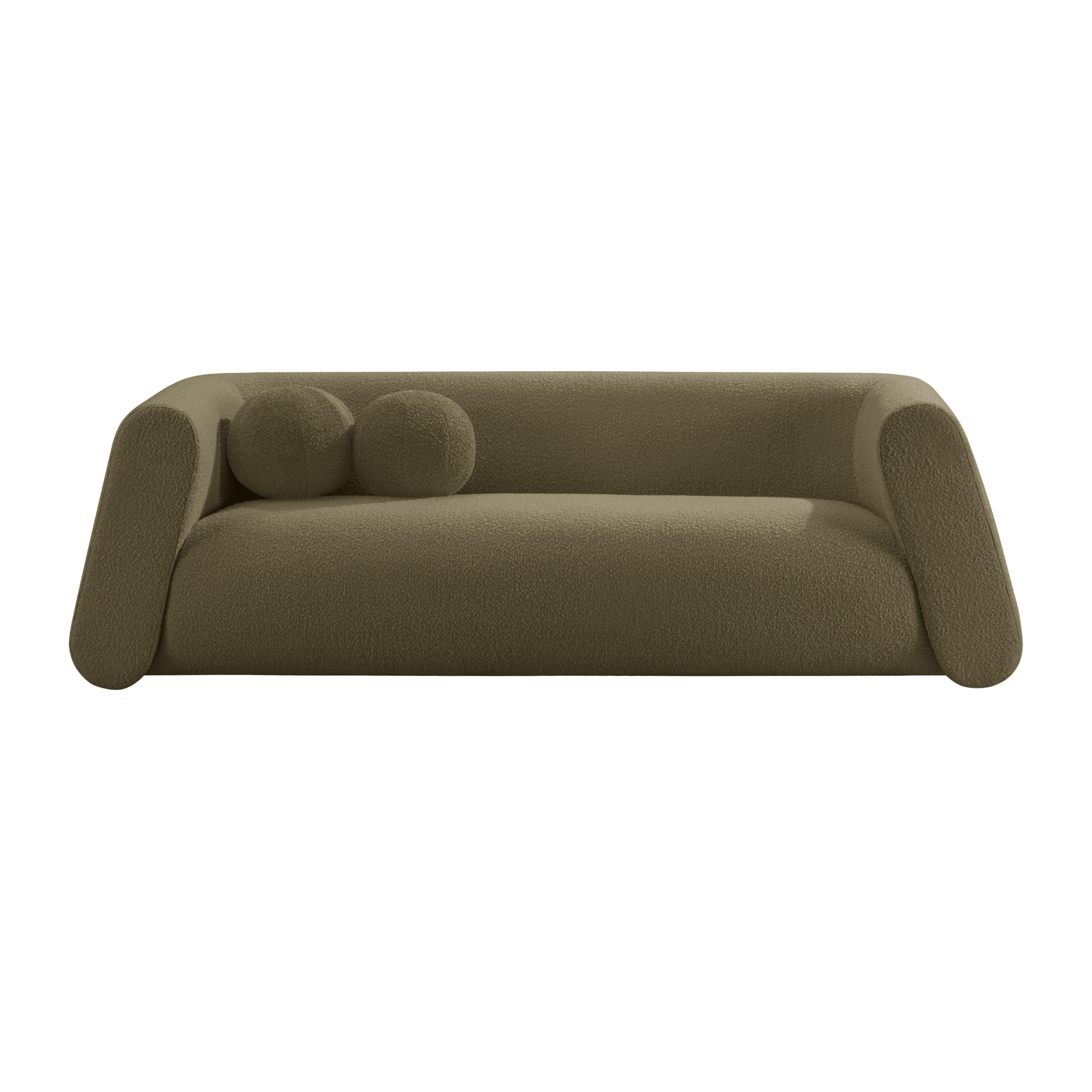 Abbott Boucle Upholstered Sofa