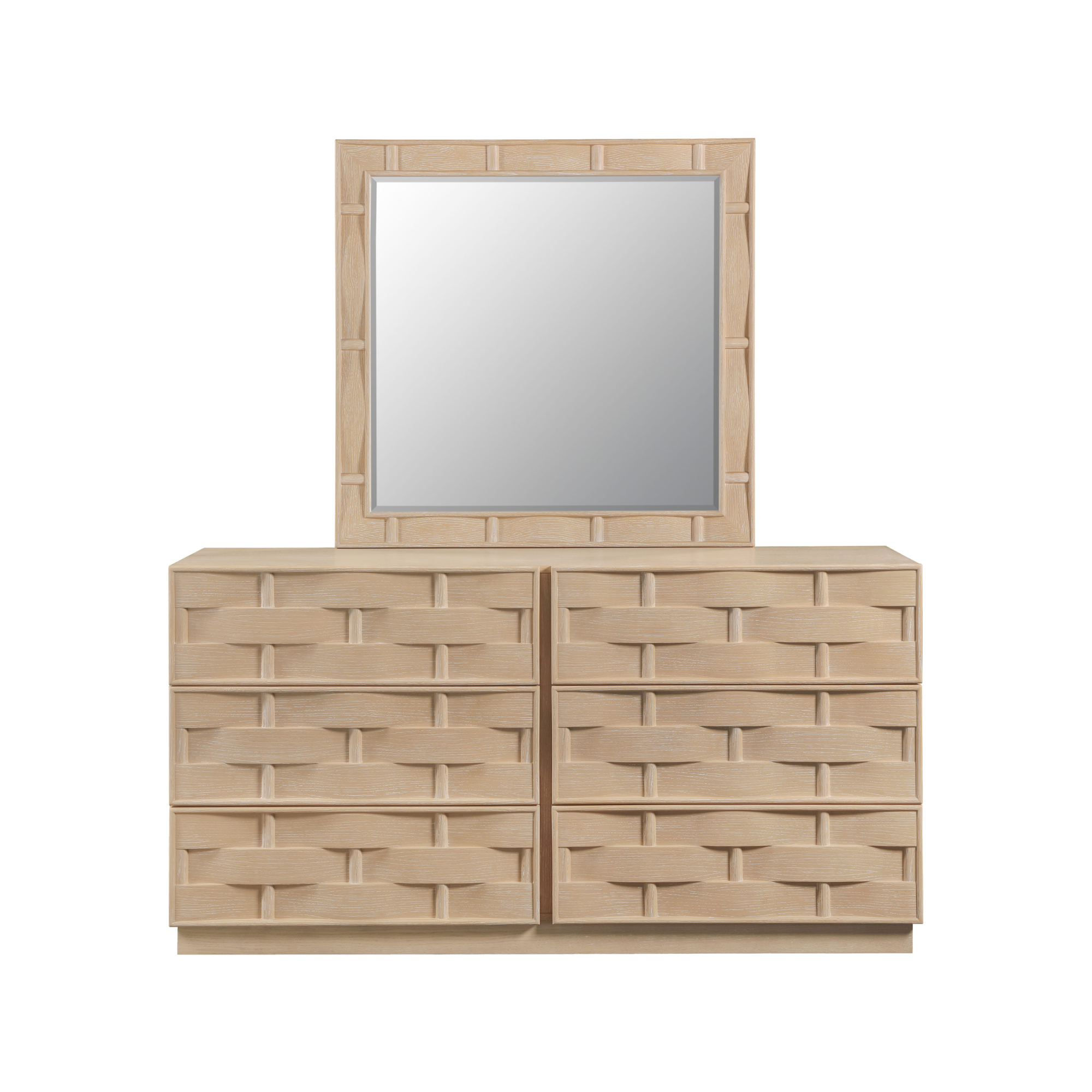 Weaver Oak Veneer Mirror