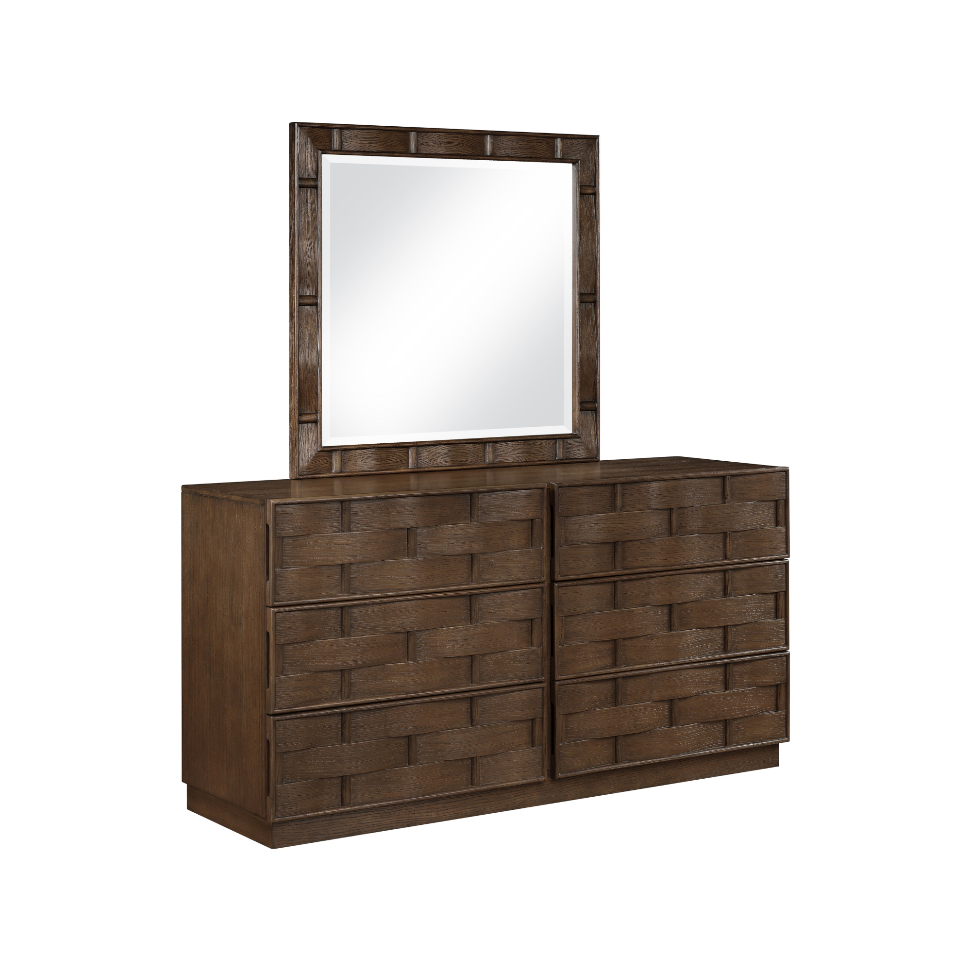 Weaver Oak Veneer Mirror