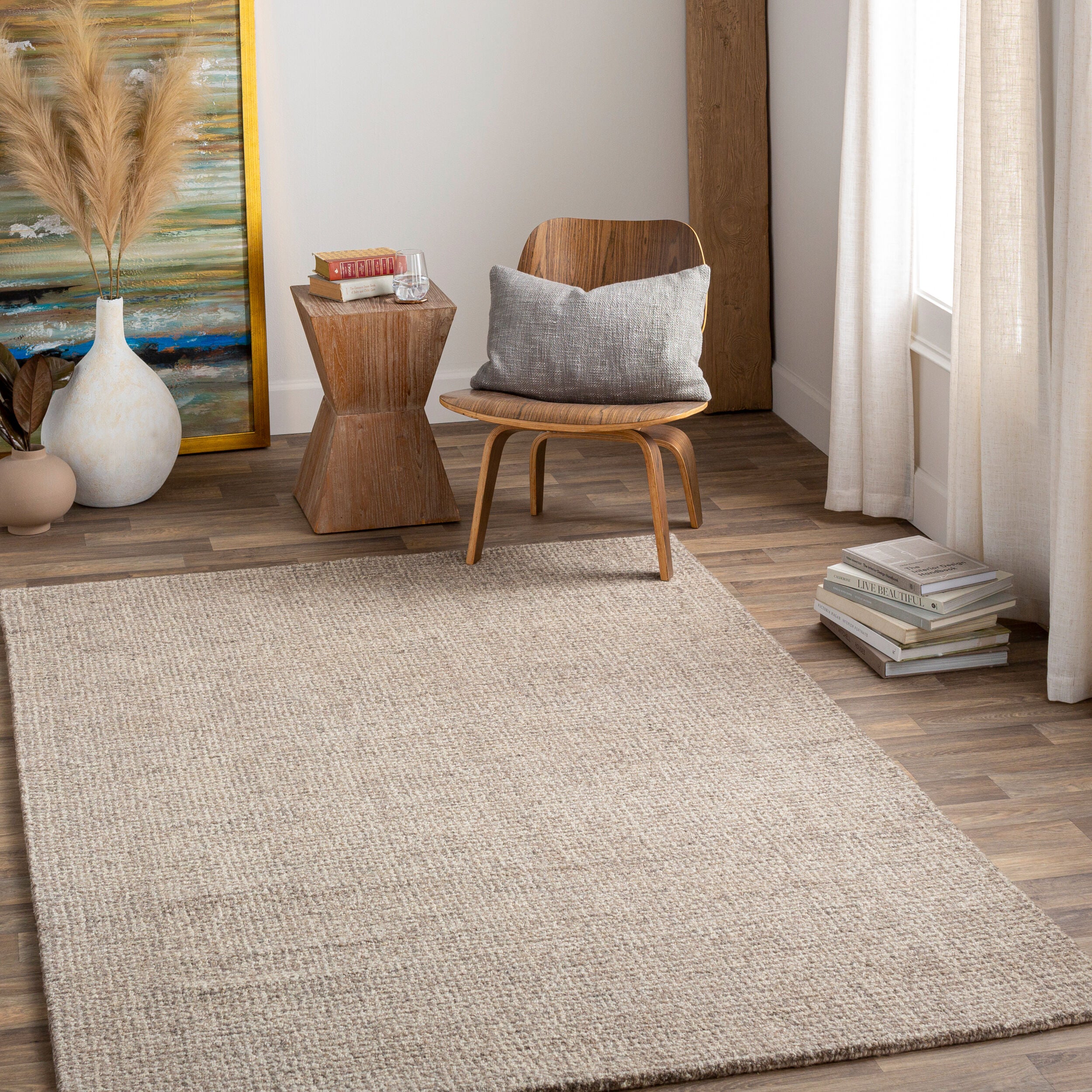 Aiden Handmade Rug - Gray