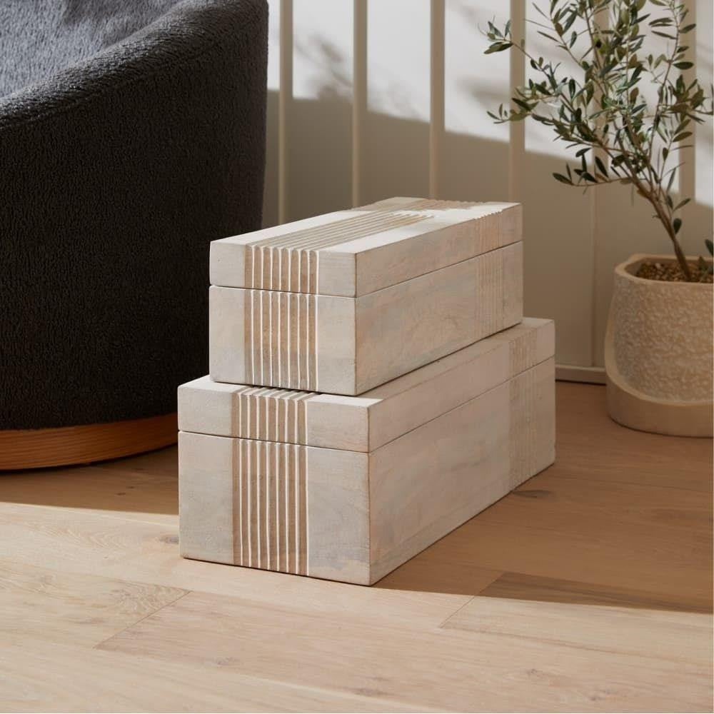 Arteriors Kamira Boxes, Set of 2-Trays + Boxes-StyleMeGHD
