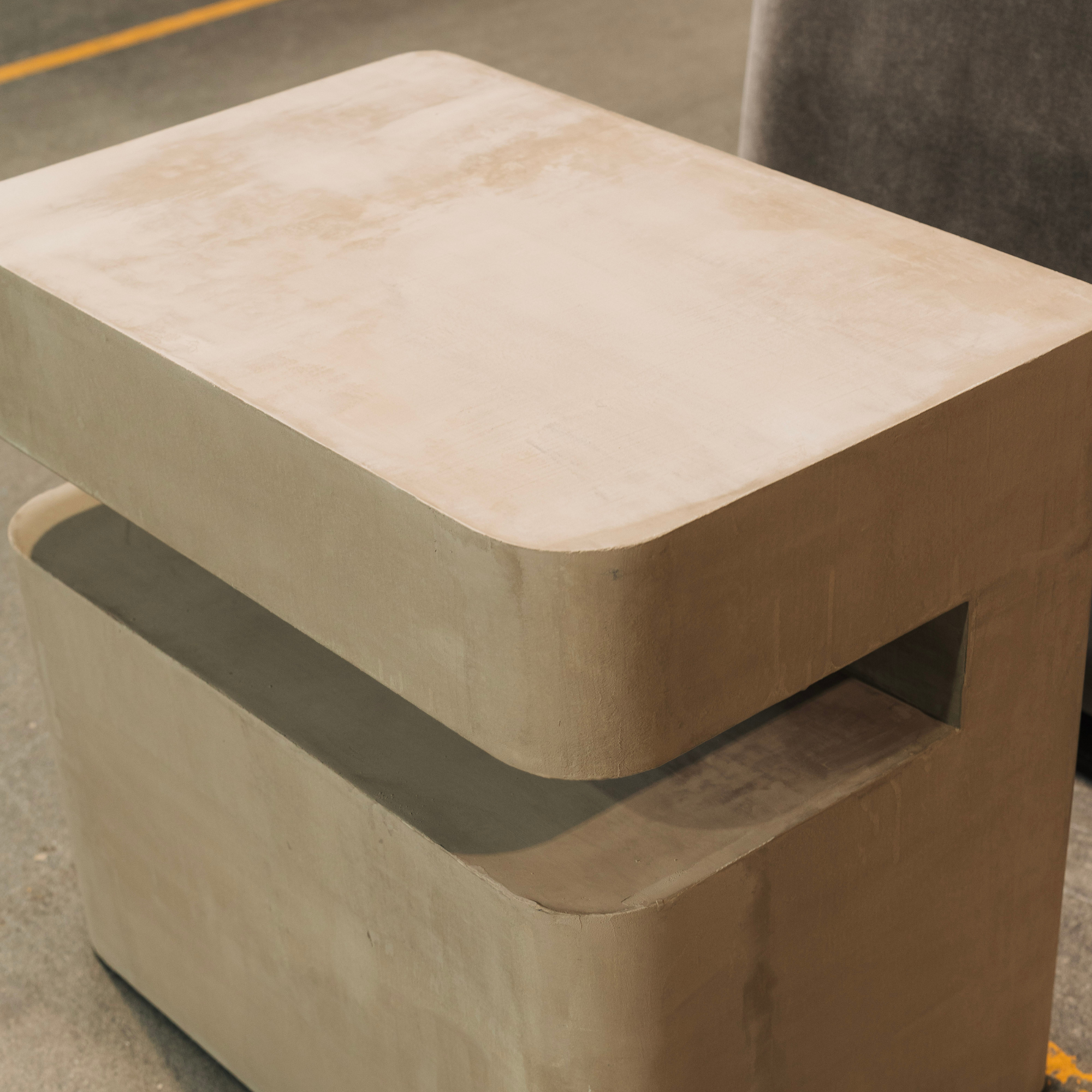 micro cement nightstand