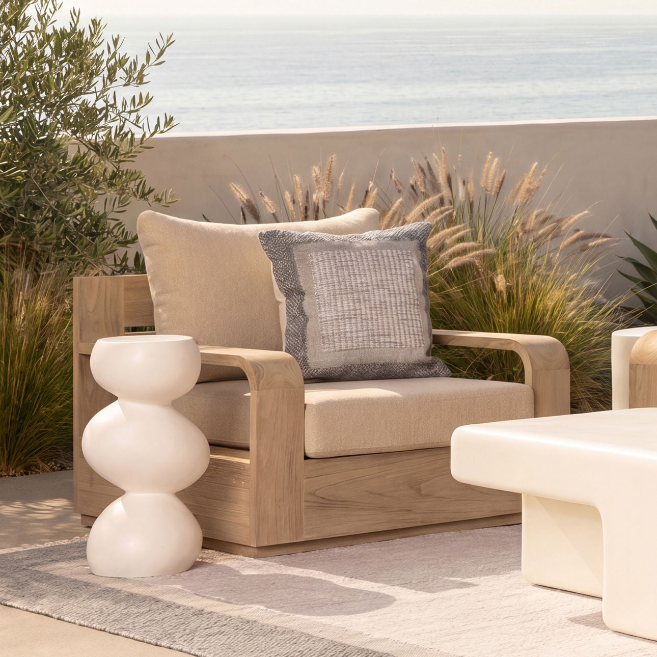 Serina Outdoor Side Table - StyleMeGHD - Outdoor Occasional Tables