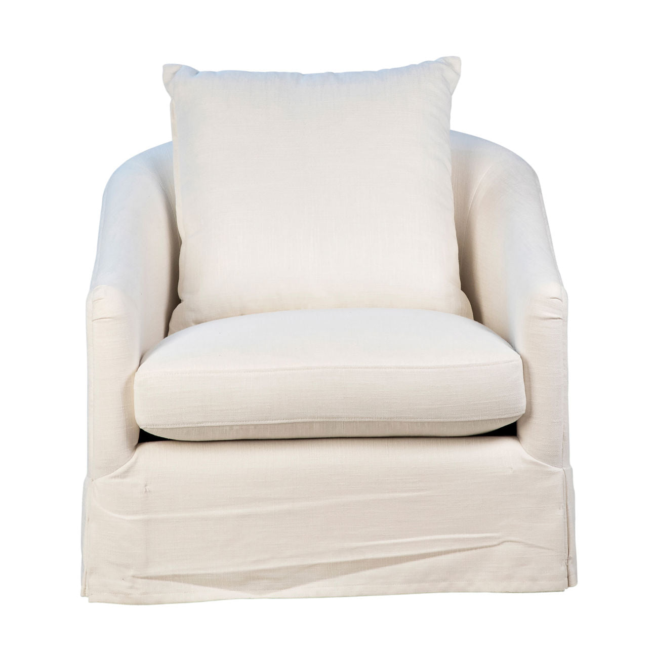 Lauren Linen Swivel Chair