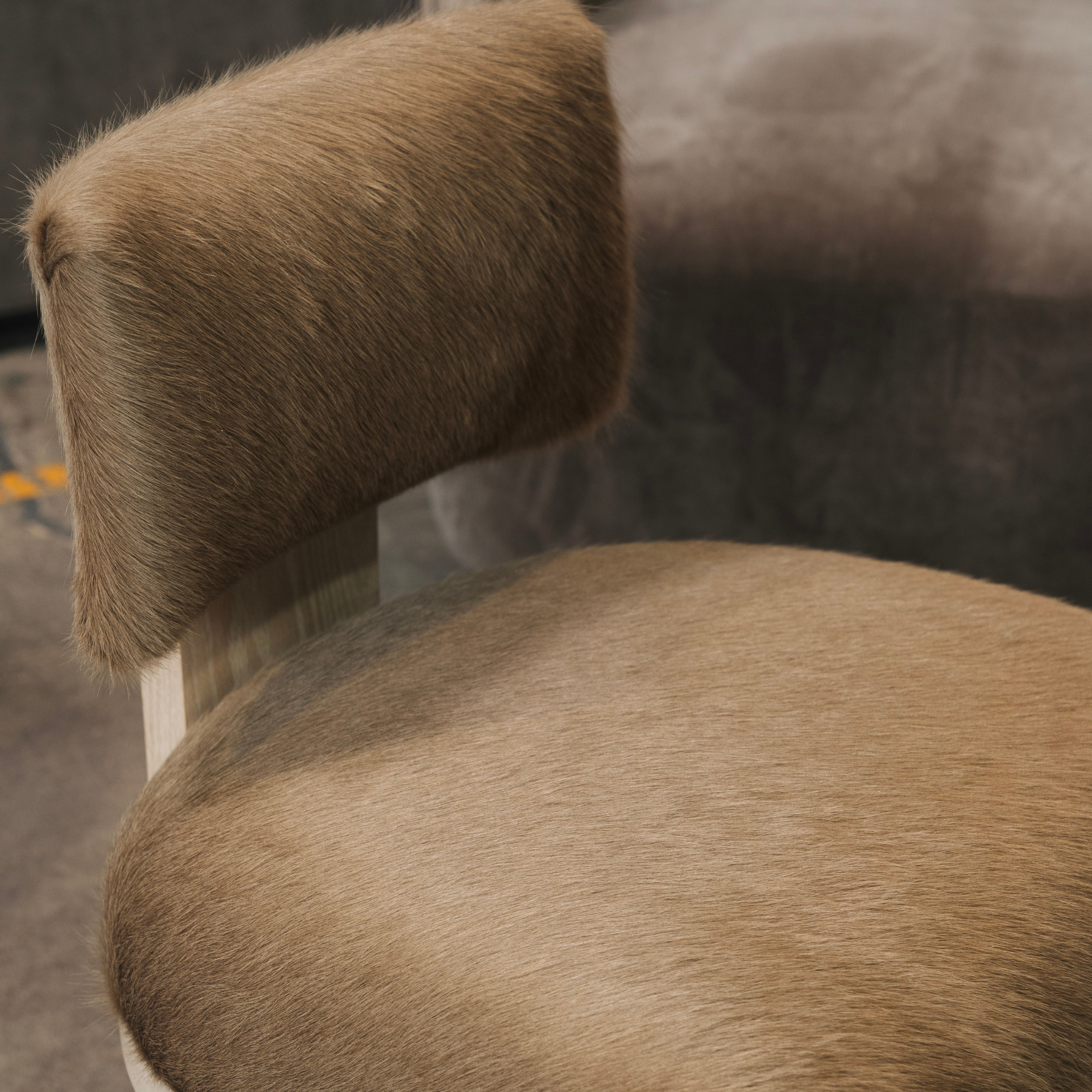 hide dining chair 