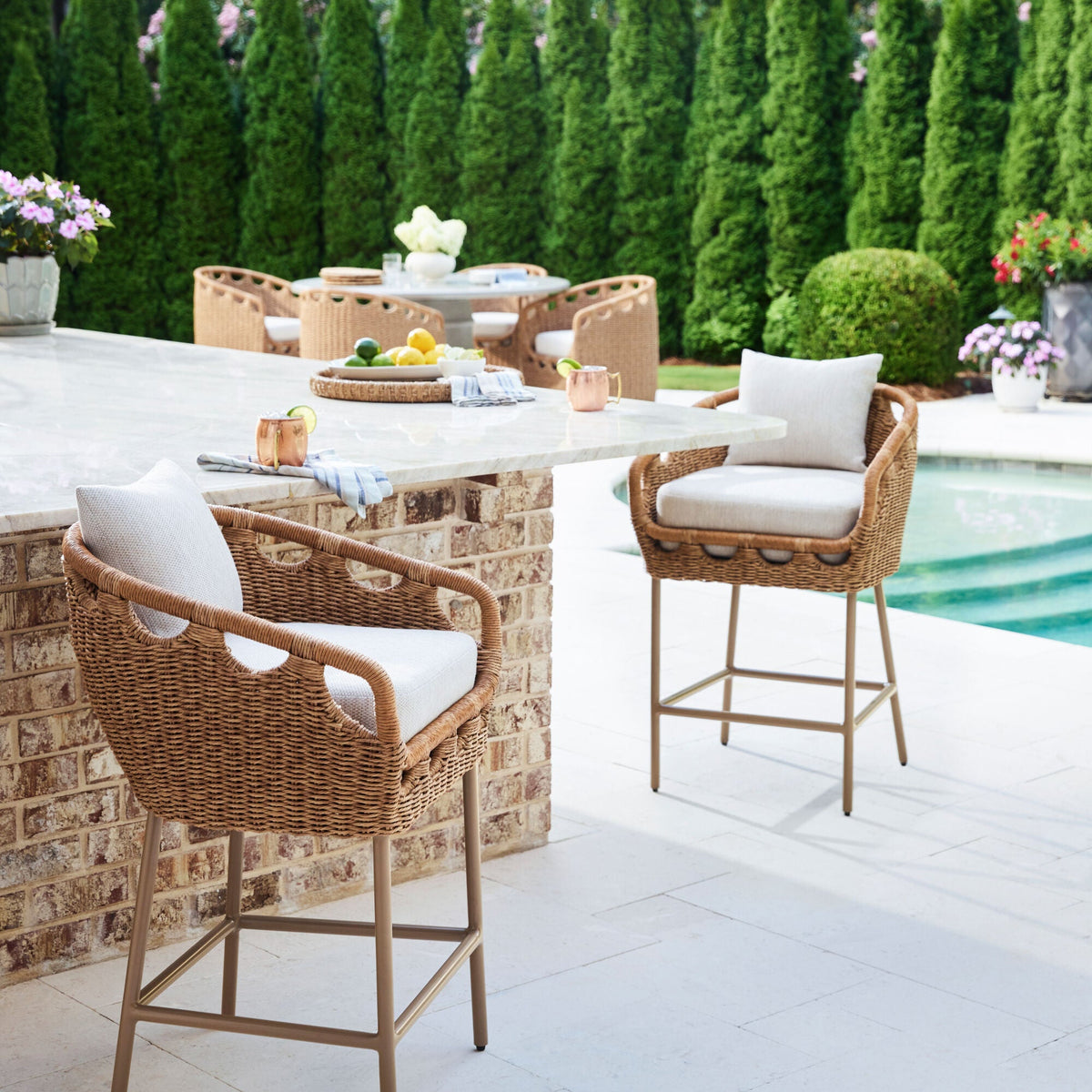 Milena Bar Stool - StyleMeGHD - Outdoor Bar + Counter Stools