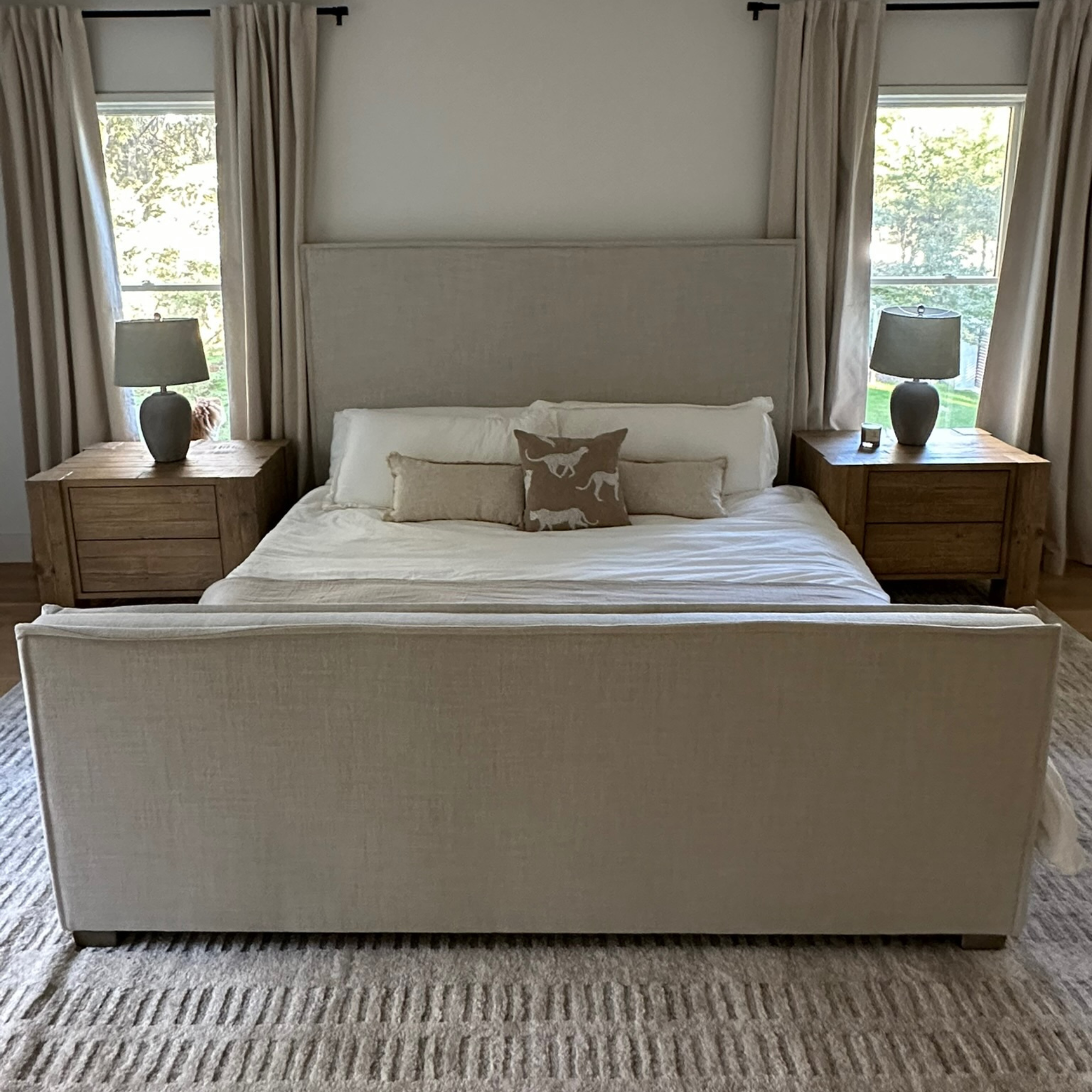 Sawyer Upholstered Bed-Beds + Headboards-StyleMeGHD