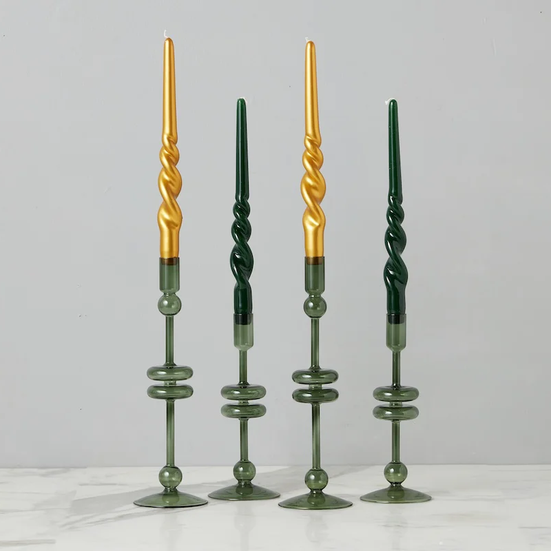 Luxe Twisted Taper Candles