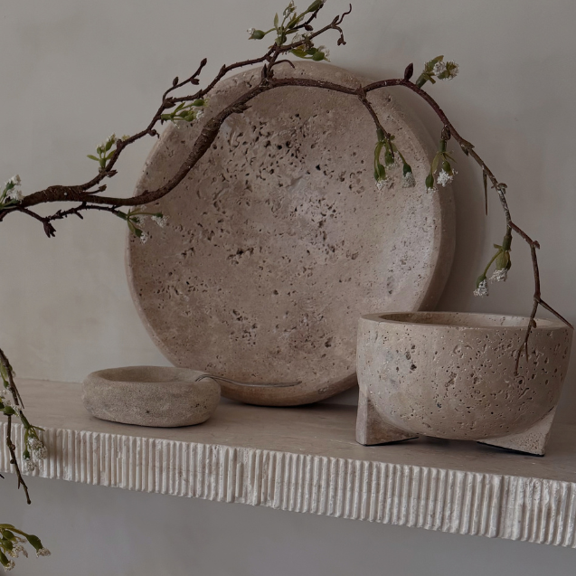 travertine decor