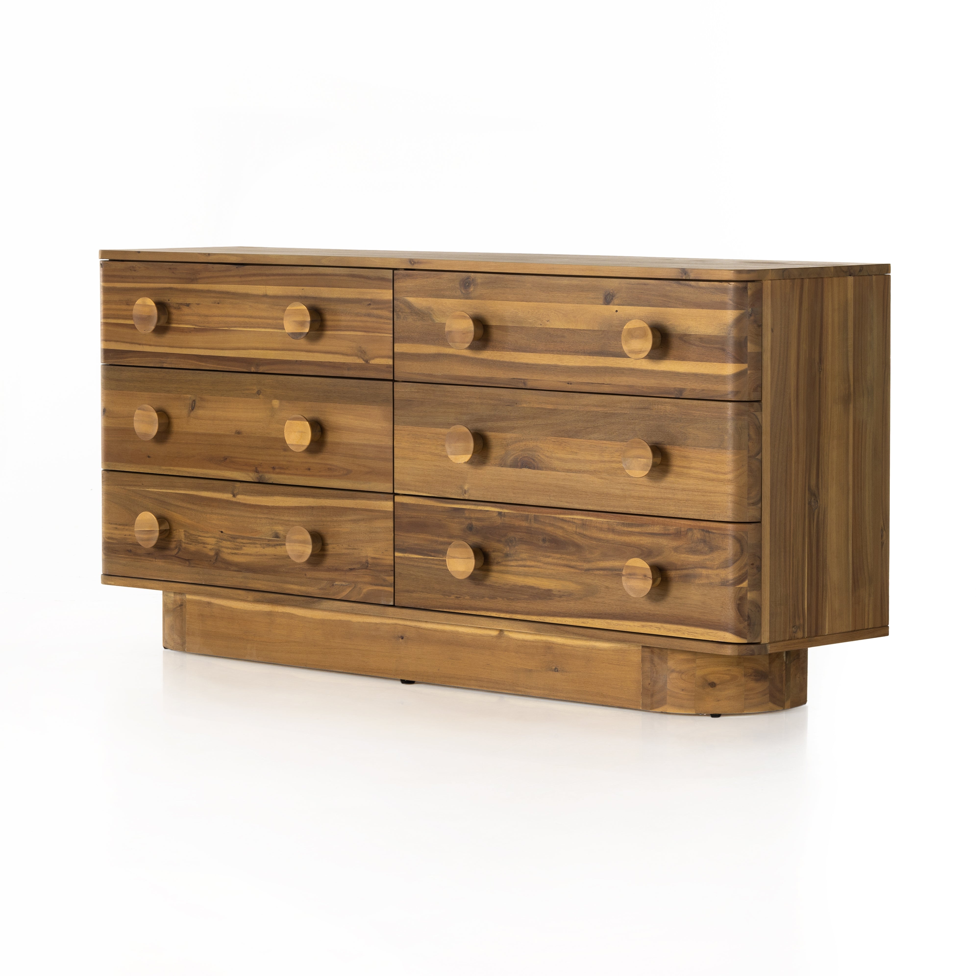 Mallory 6 Drawer Dresser-Light Acacia - StyleMeGHD - 