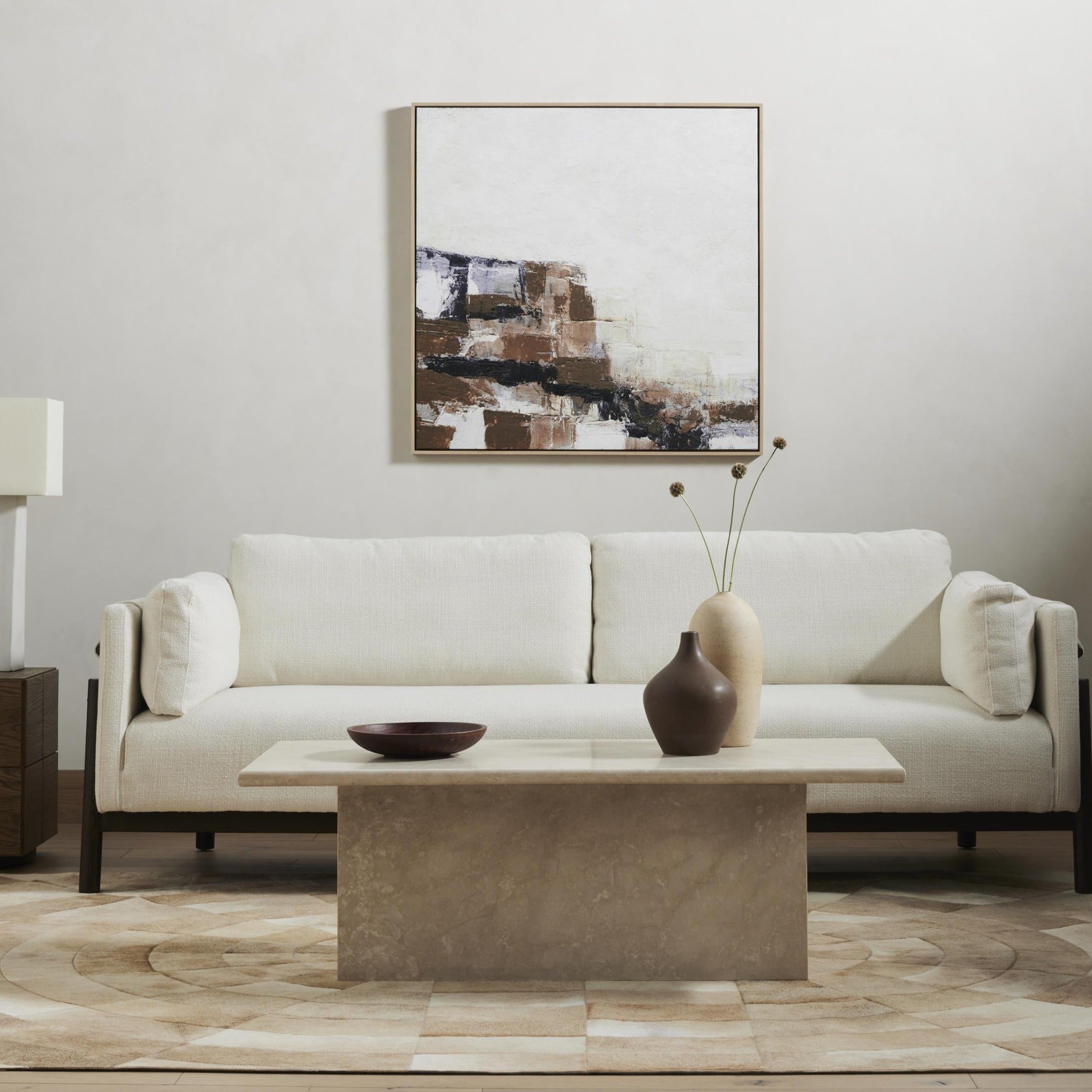 Arum Coffee Table-Cream Marble - StyleMeGHD - Furniture