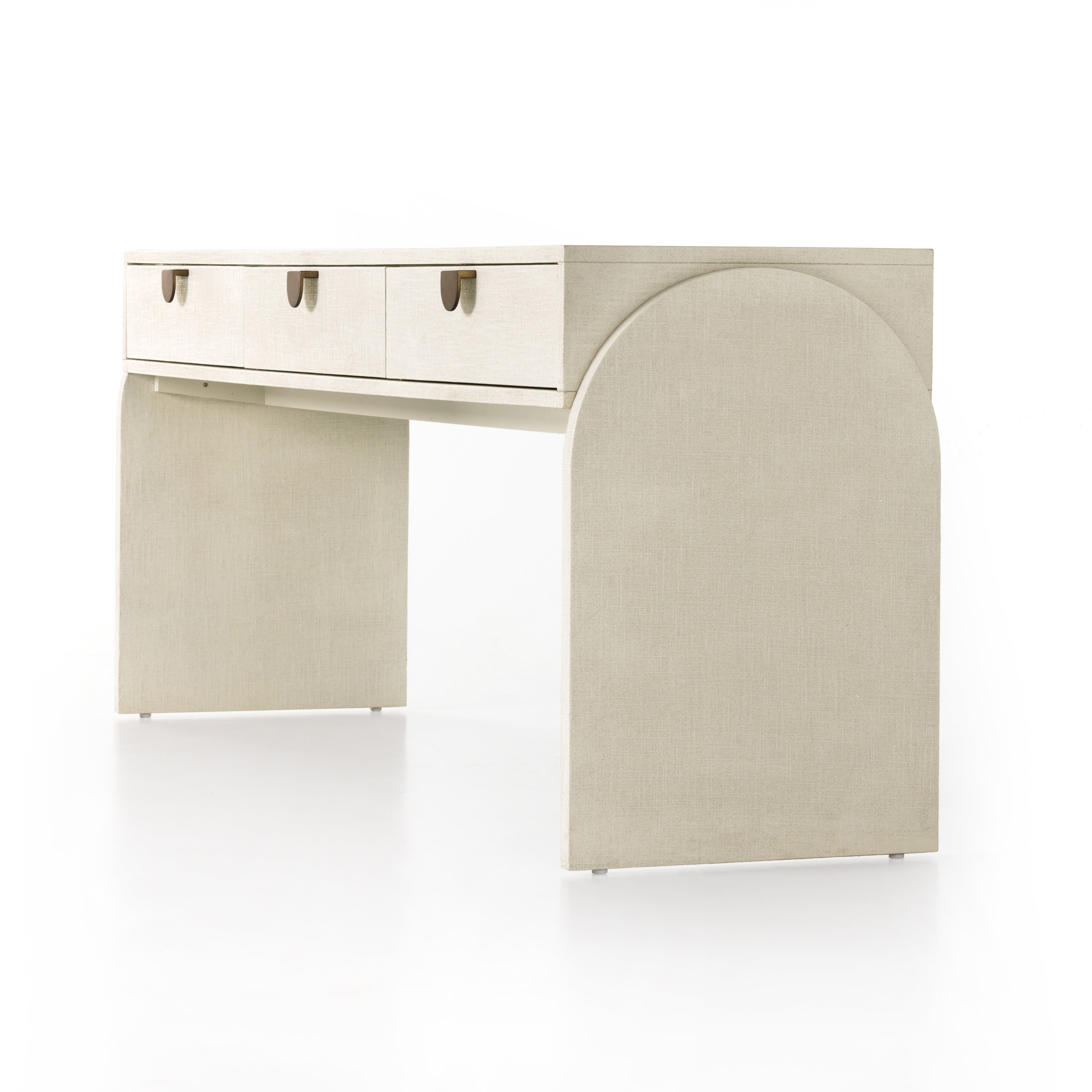 Cressida Console Table-Ivory Painted Ln - StyleMeGHD - 