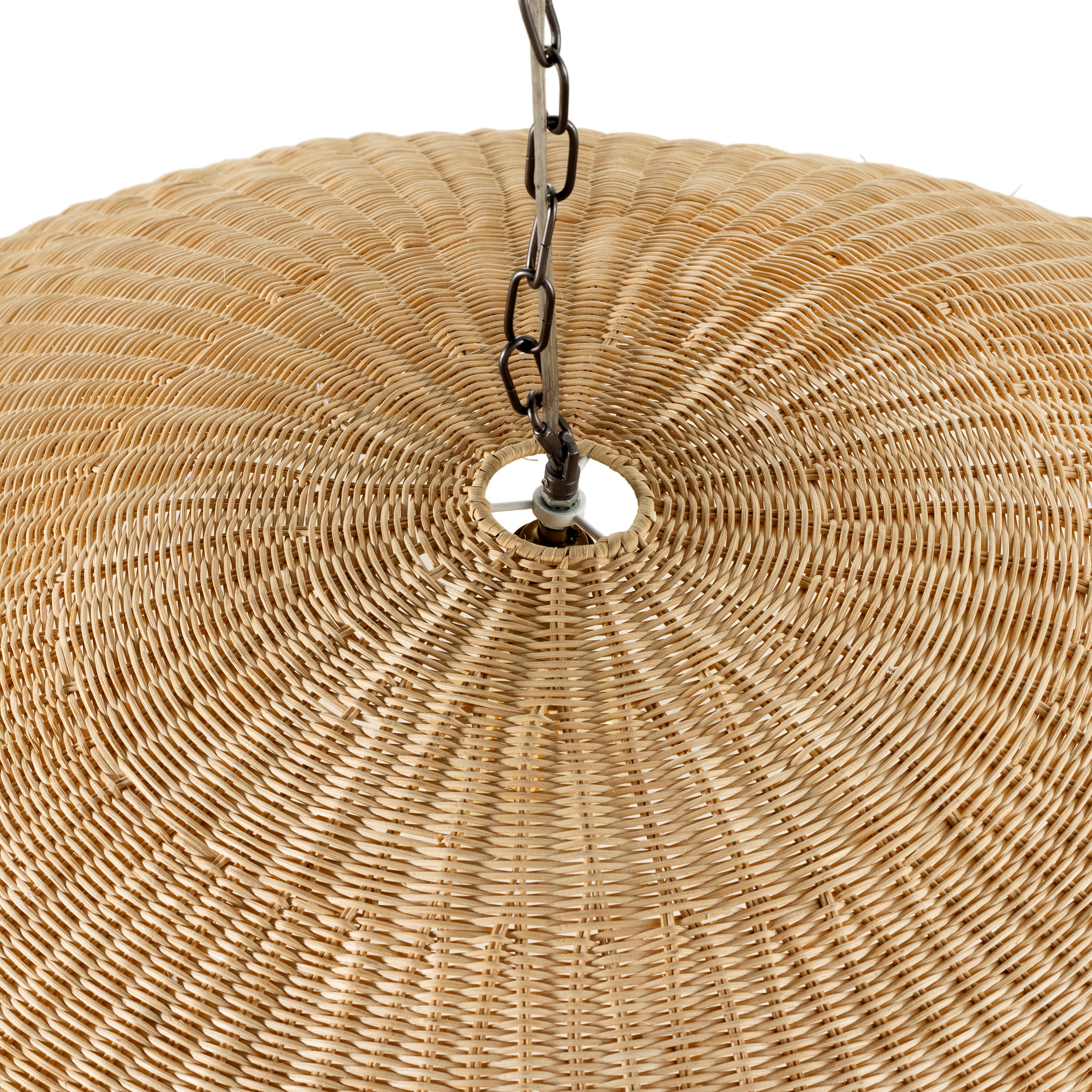 Overscale Woven Rattan Pendant-Natural - StyleMeGHD - 