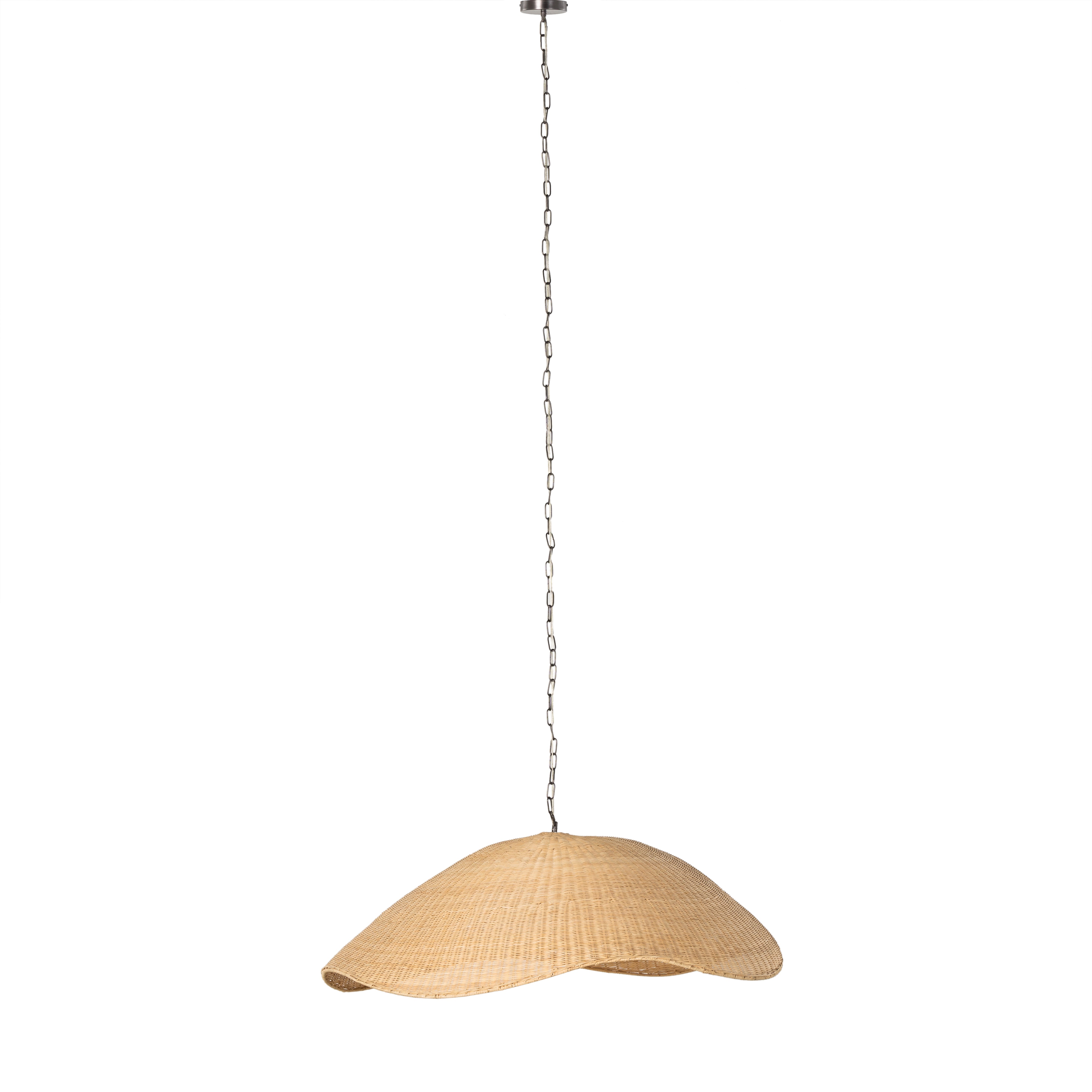 Overscale Woven Rattan Pendant-Natural - StyleMeGHD - 