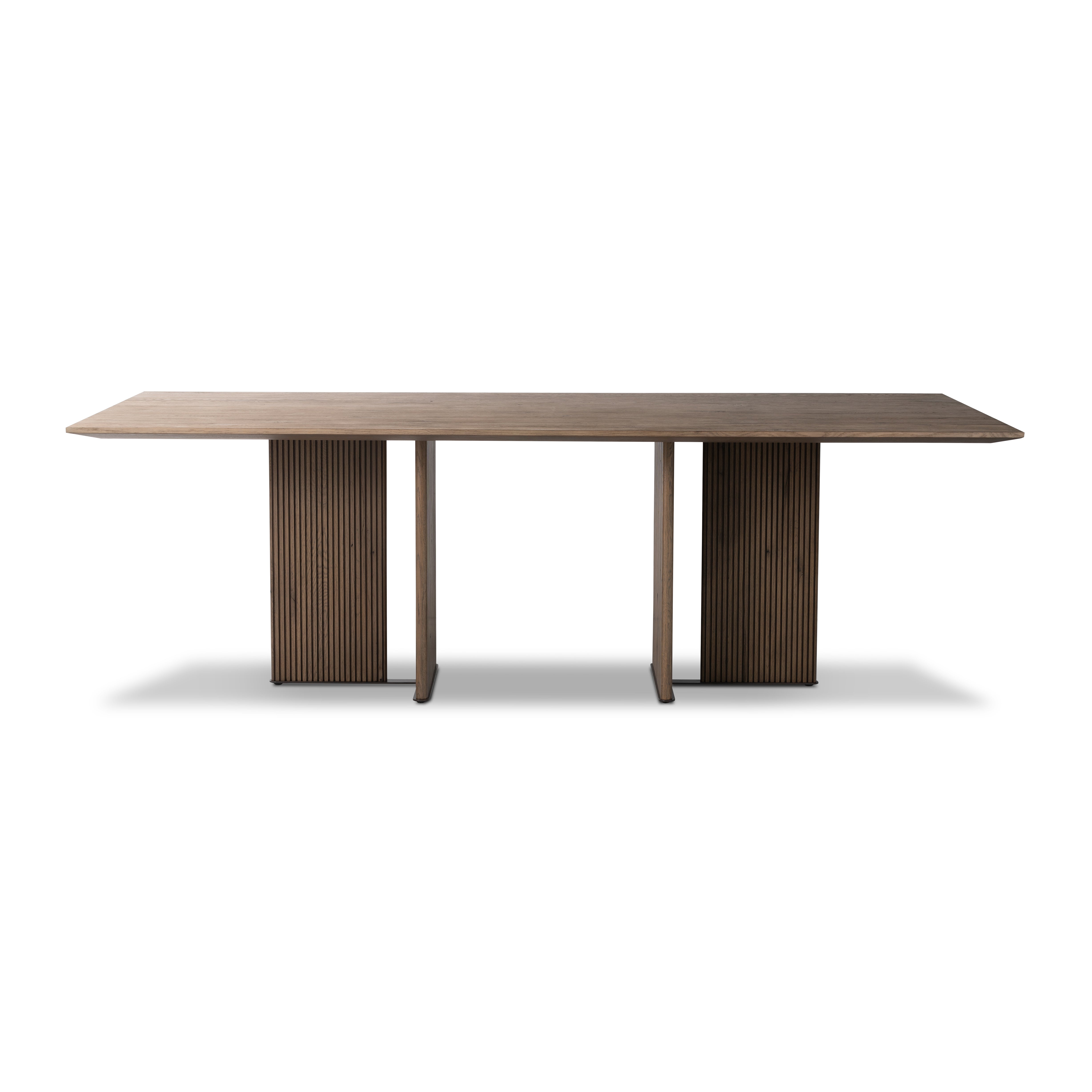 Leo Dining Table-Rustic Grey Veneer - StyleMeGHD - 