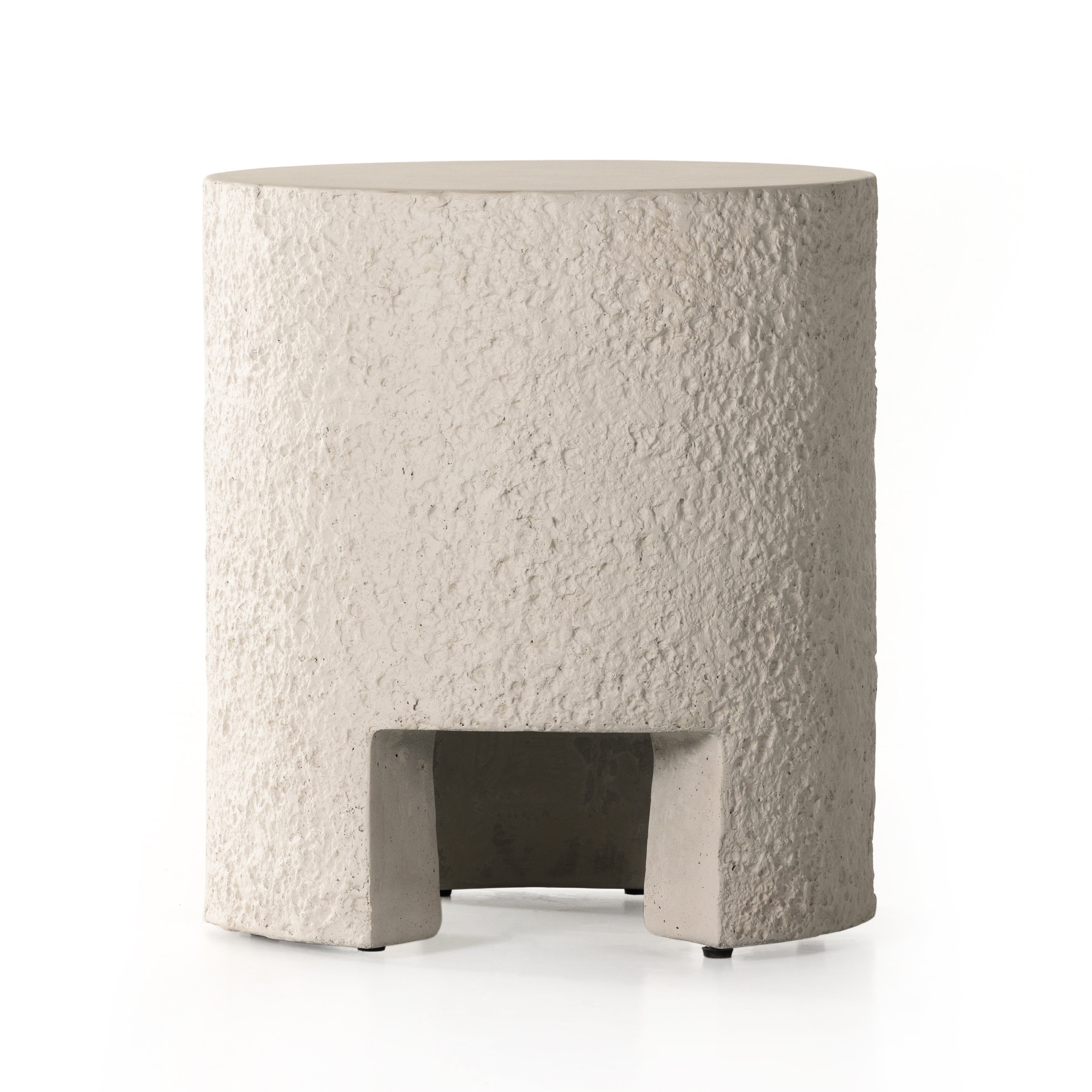 Kember Outdoor End Table-Blanc White - StyleMeGHD - 