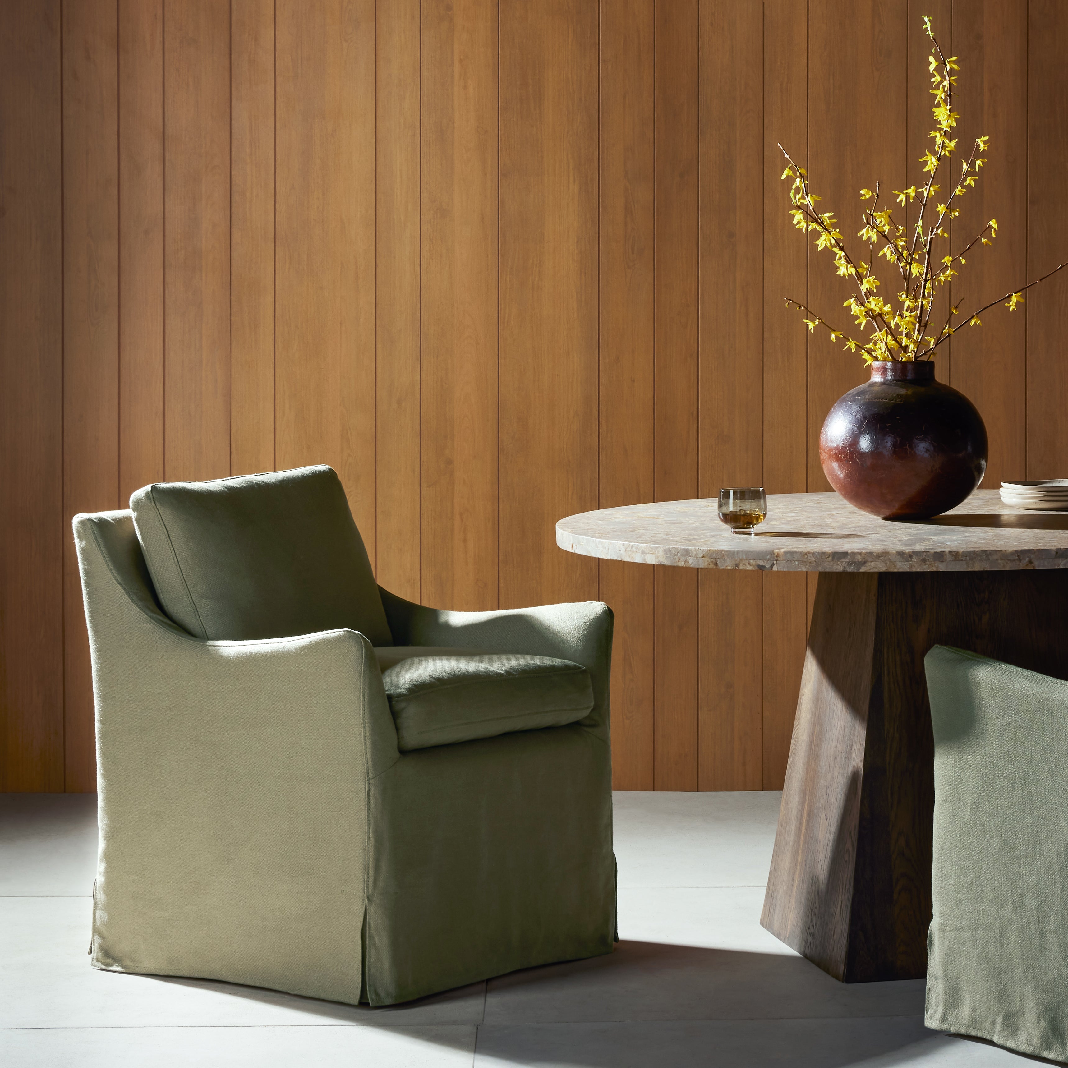 Monette Slipcover Dining Chair - StyleMeGHD - 