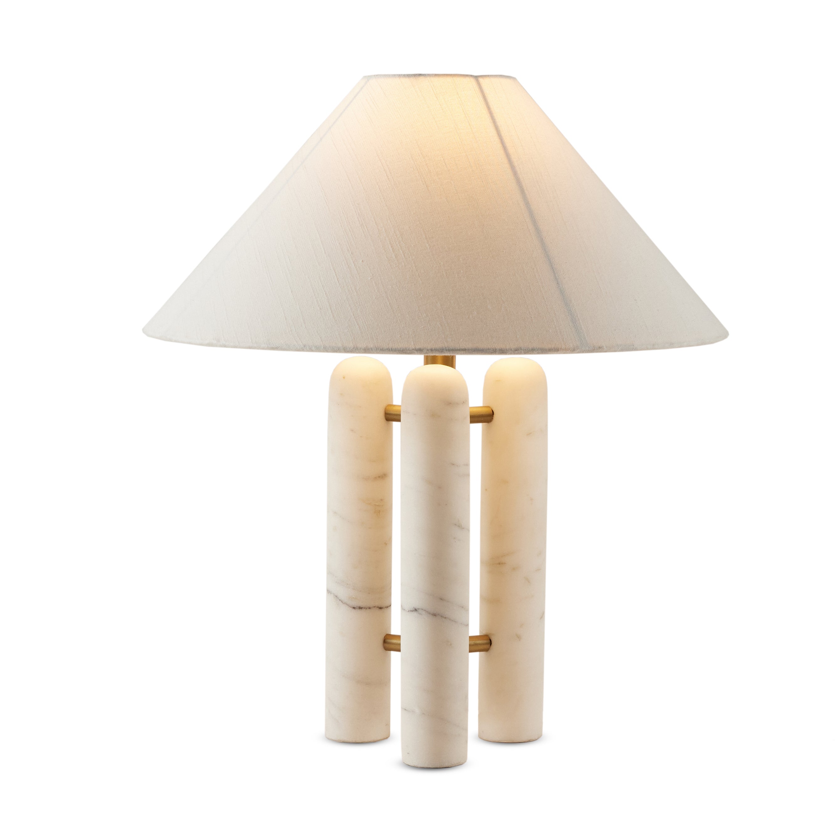 Medici Table Lamp-Chrcl And White Mrbl - StyleMeGHD - 