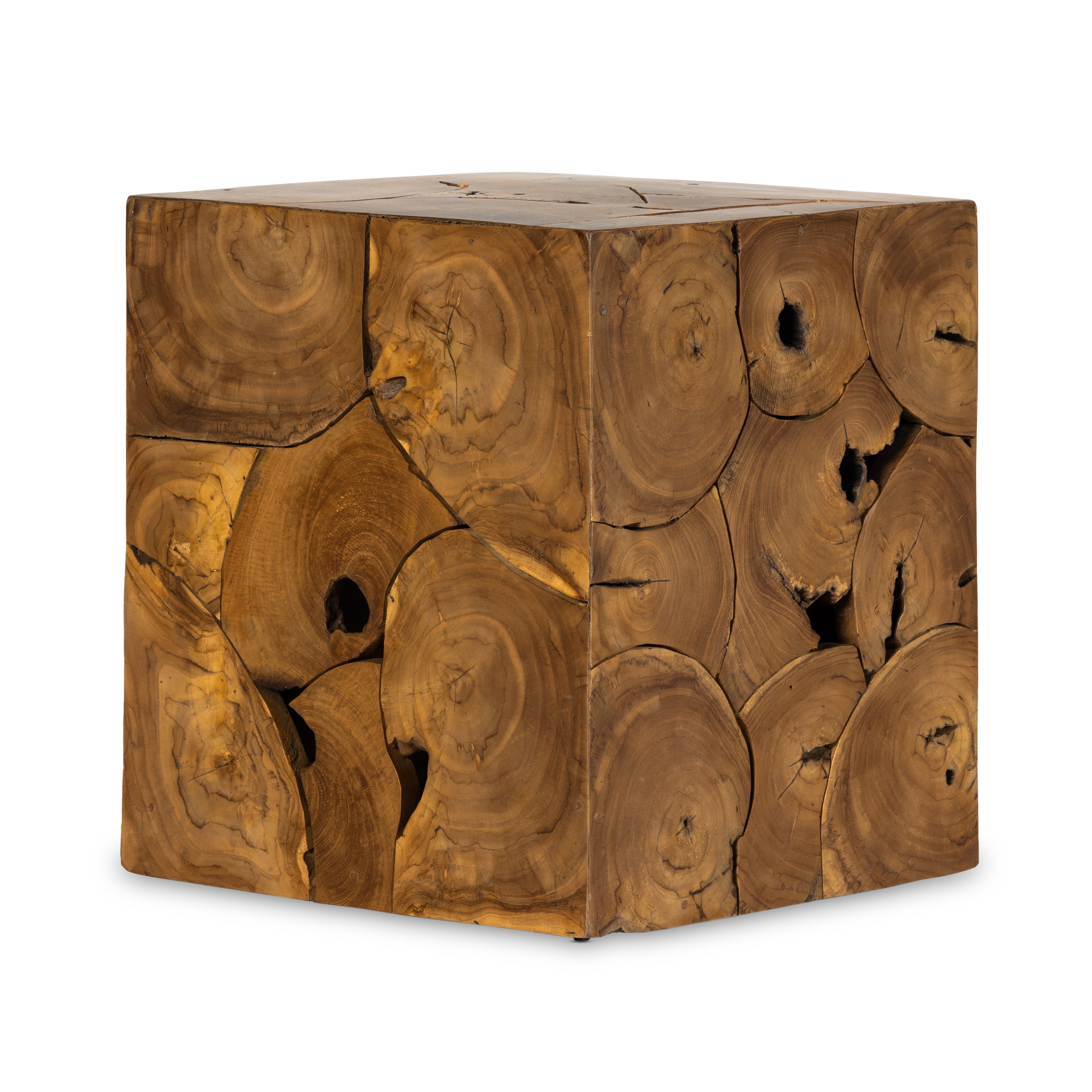 Tomlin Outdoor End Table-Teak Root - StyleMeGHD - 