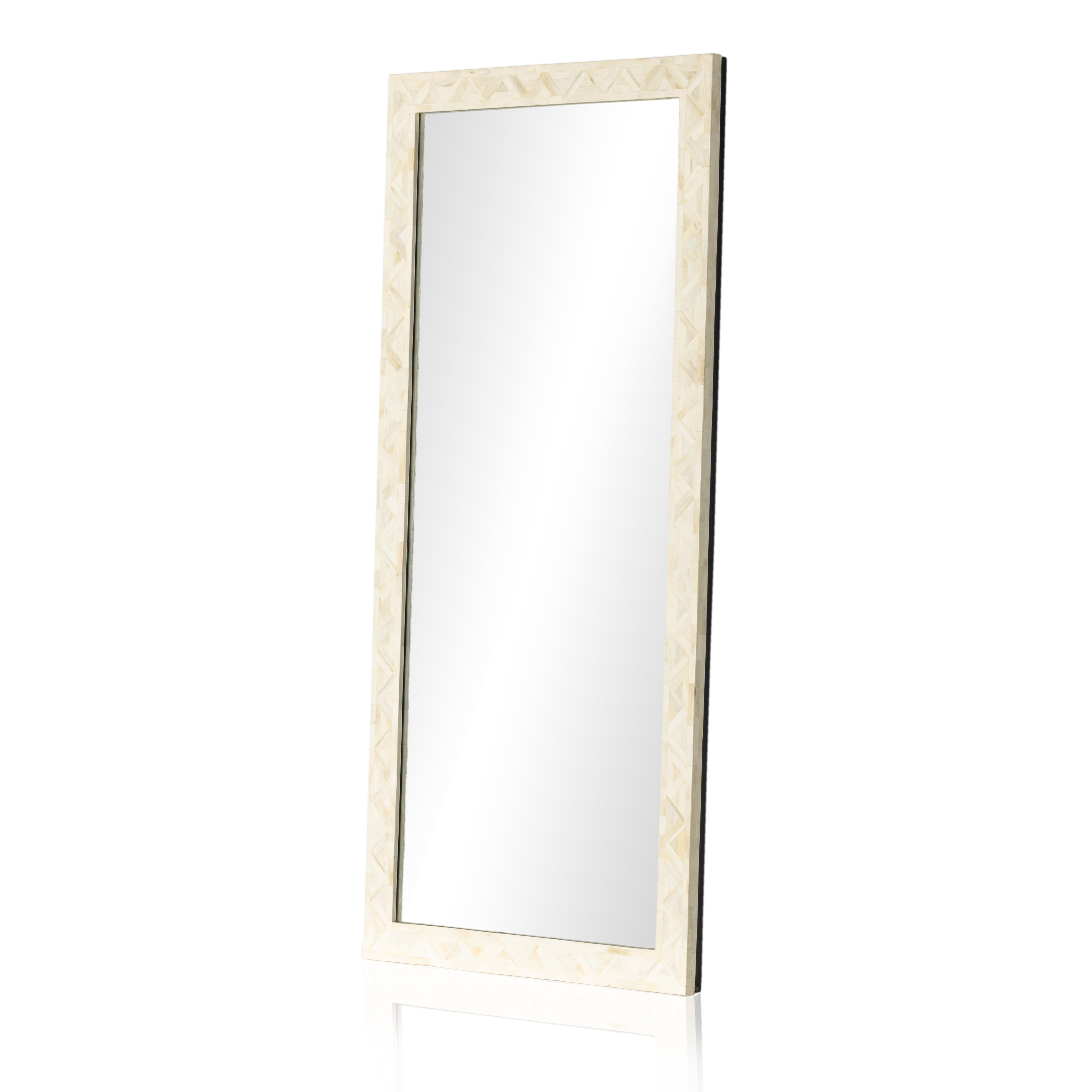 Loredo Floor Mirror-White Bone - StyleMeGHD - 