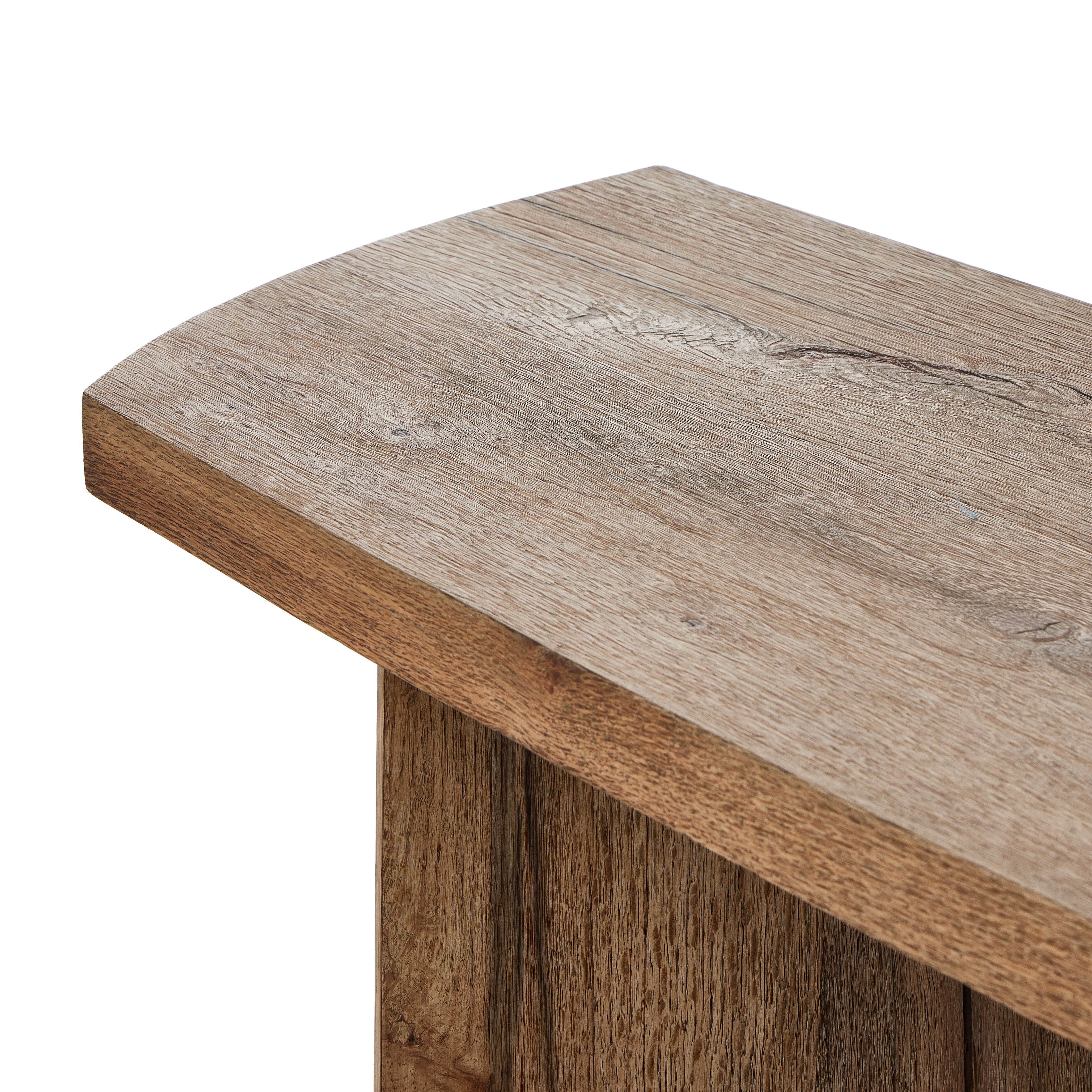 Brinton Console Table-Rustic Oak Veneer - StyleMeGHD - 