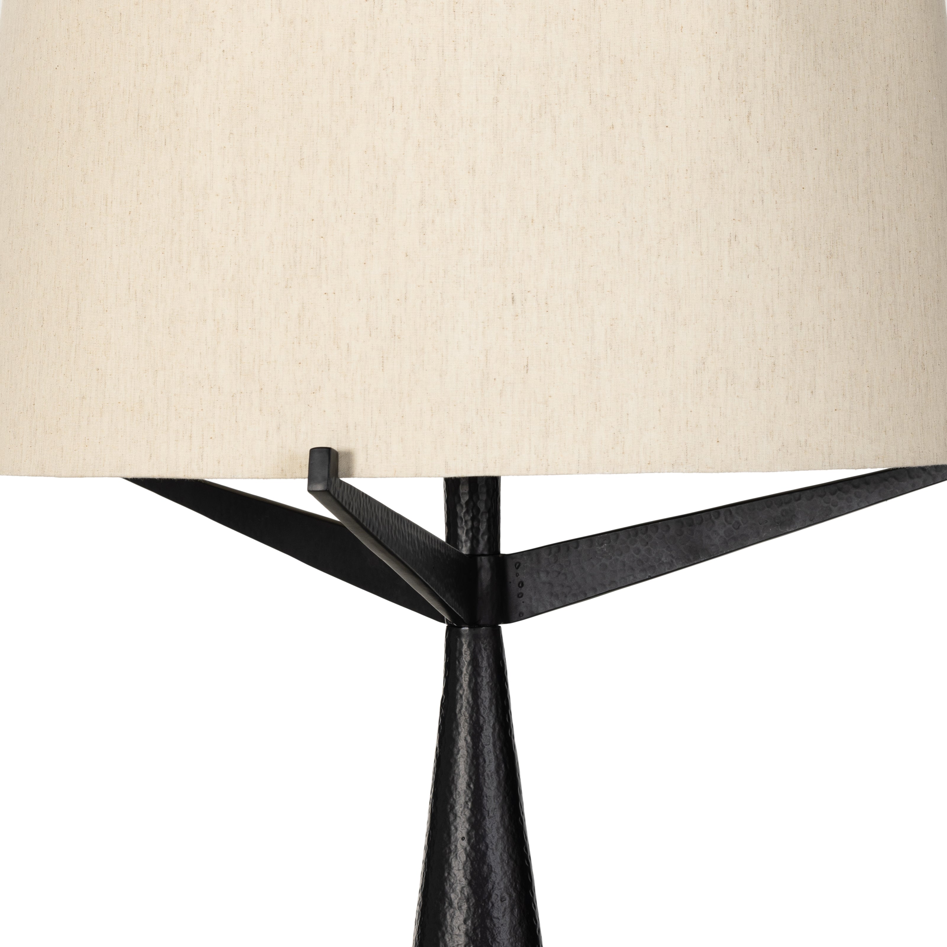 Iris Black Floor Lamp