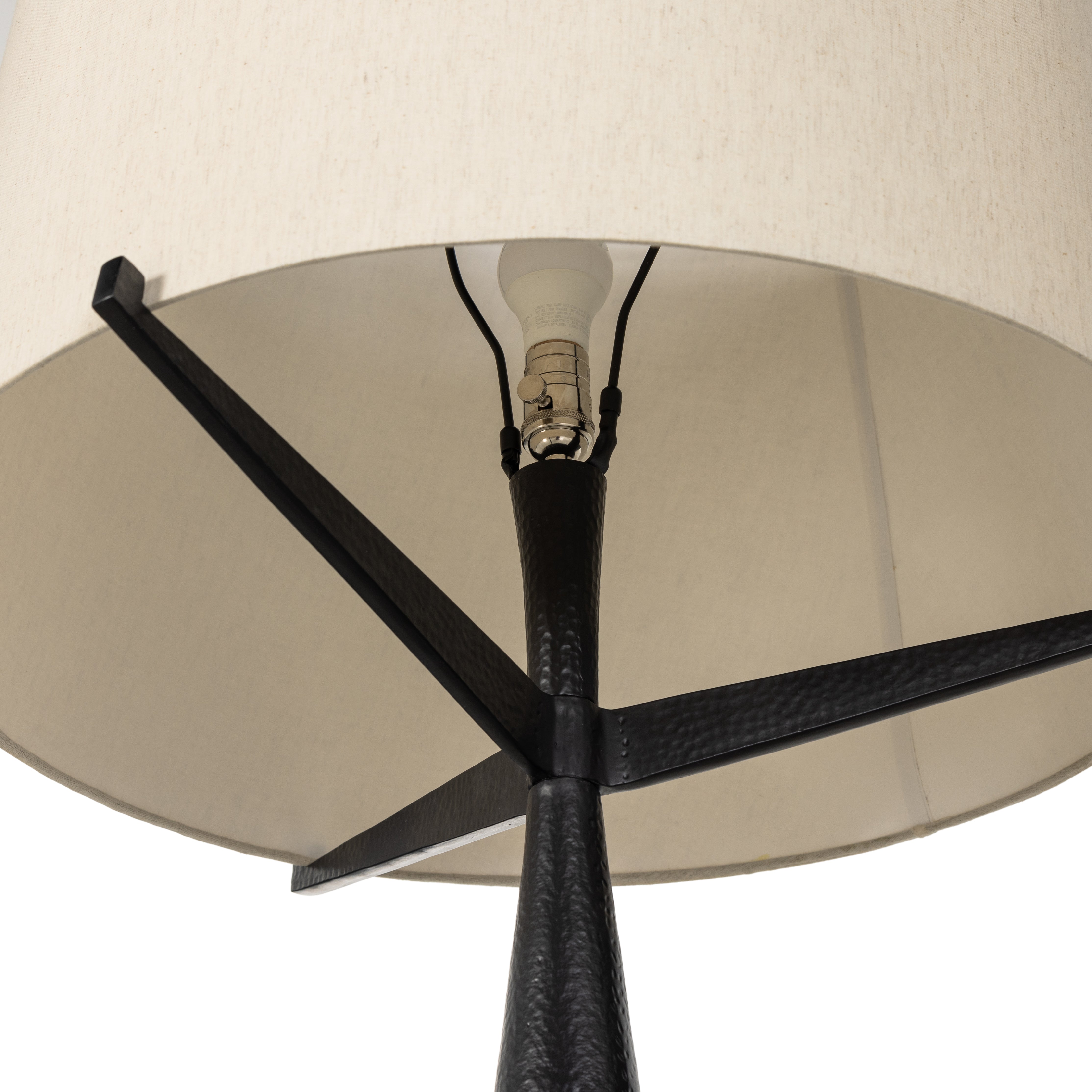 Iris Black Floor Lamp