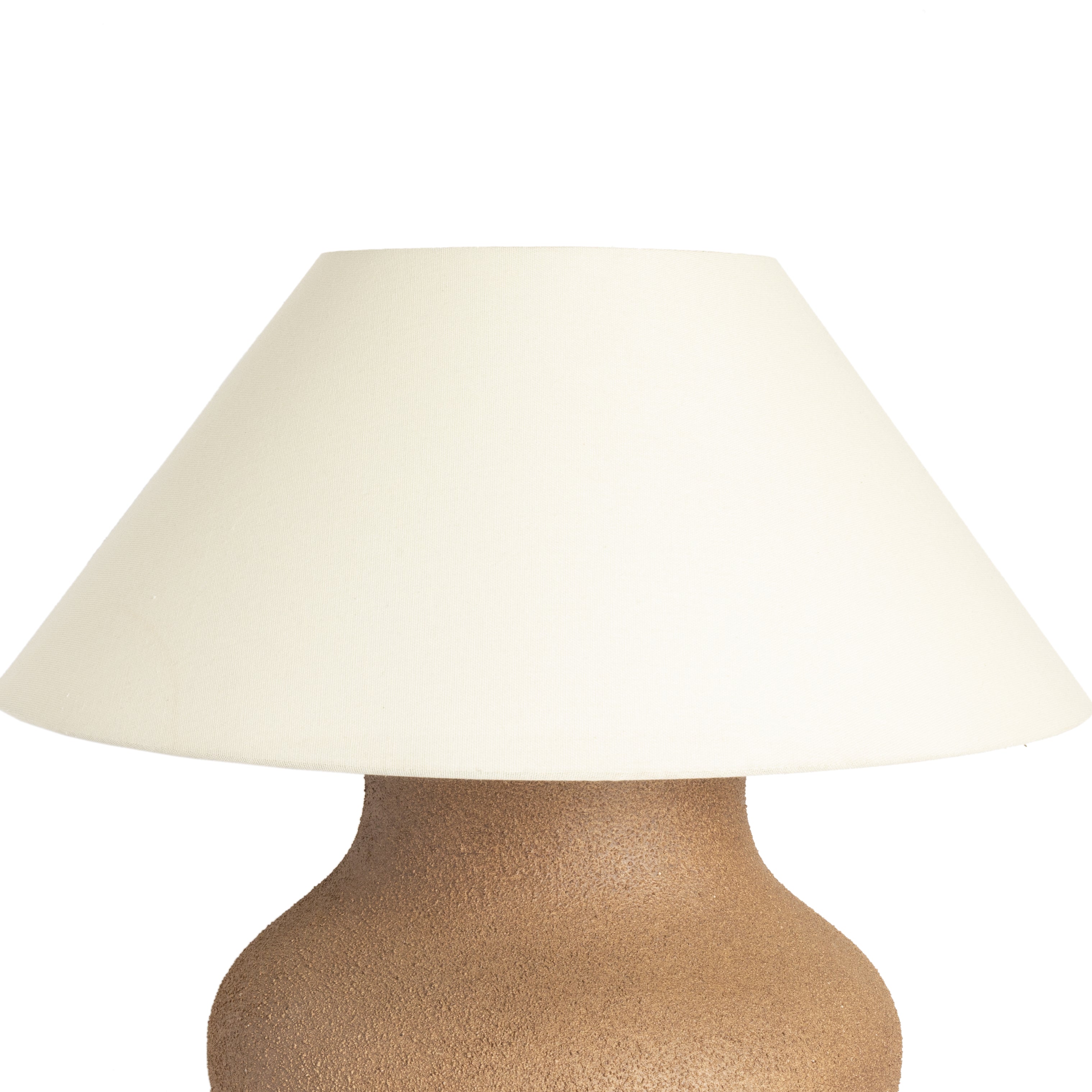 Parma Ceramic Table Lamp-Dark Sand - StyleMeGHD - 