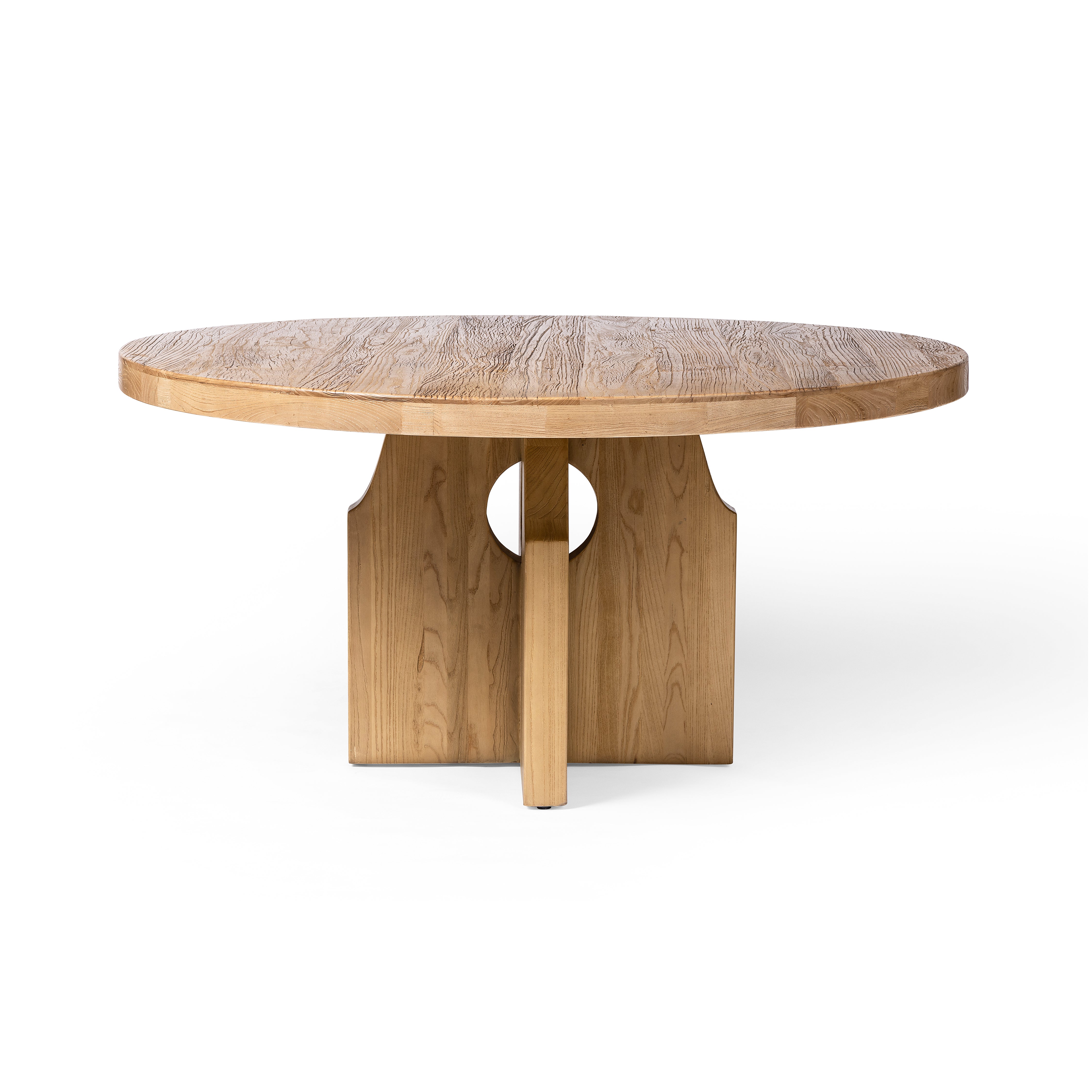 Allandale Round Dining Table-Natural Elm - StyleMeGHD - 