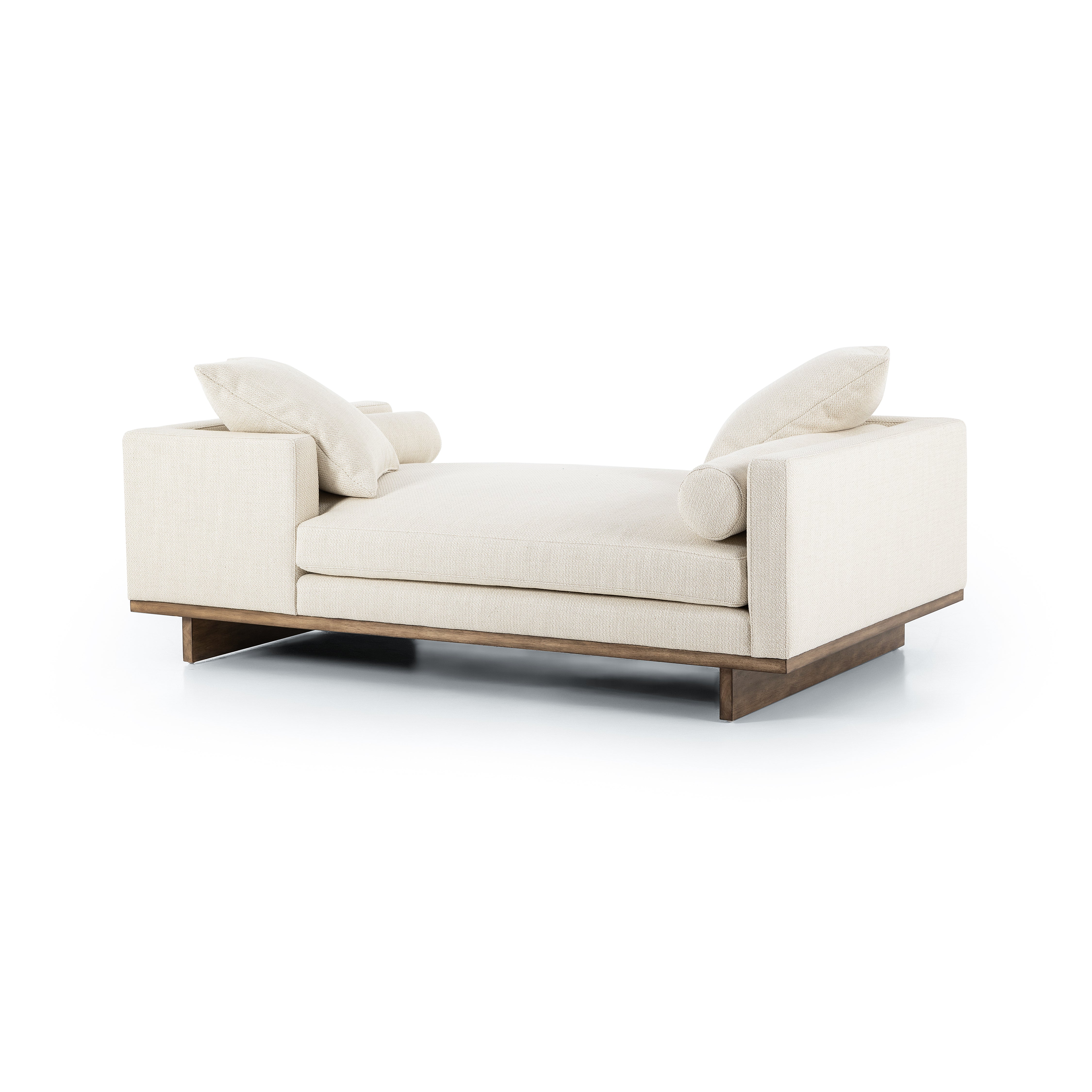 Everly Tete A Tete Chaise-Irving Taupe - StyleMeGHD - 