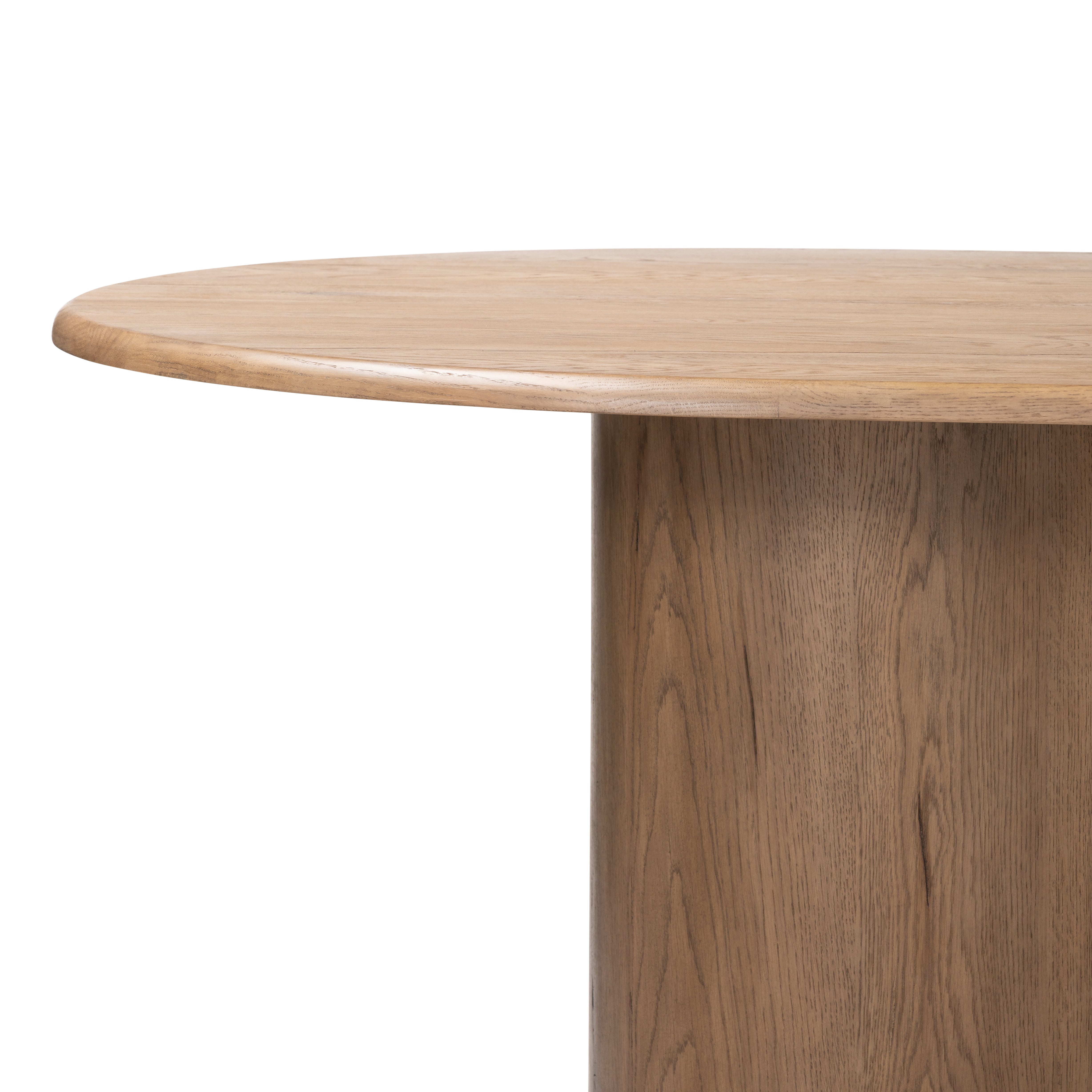 Olexey Oval Dining Table-Rubbed Light - StyleMeGHD - 