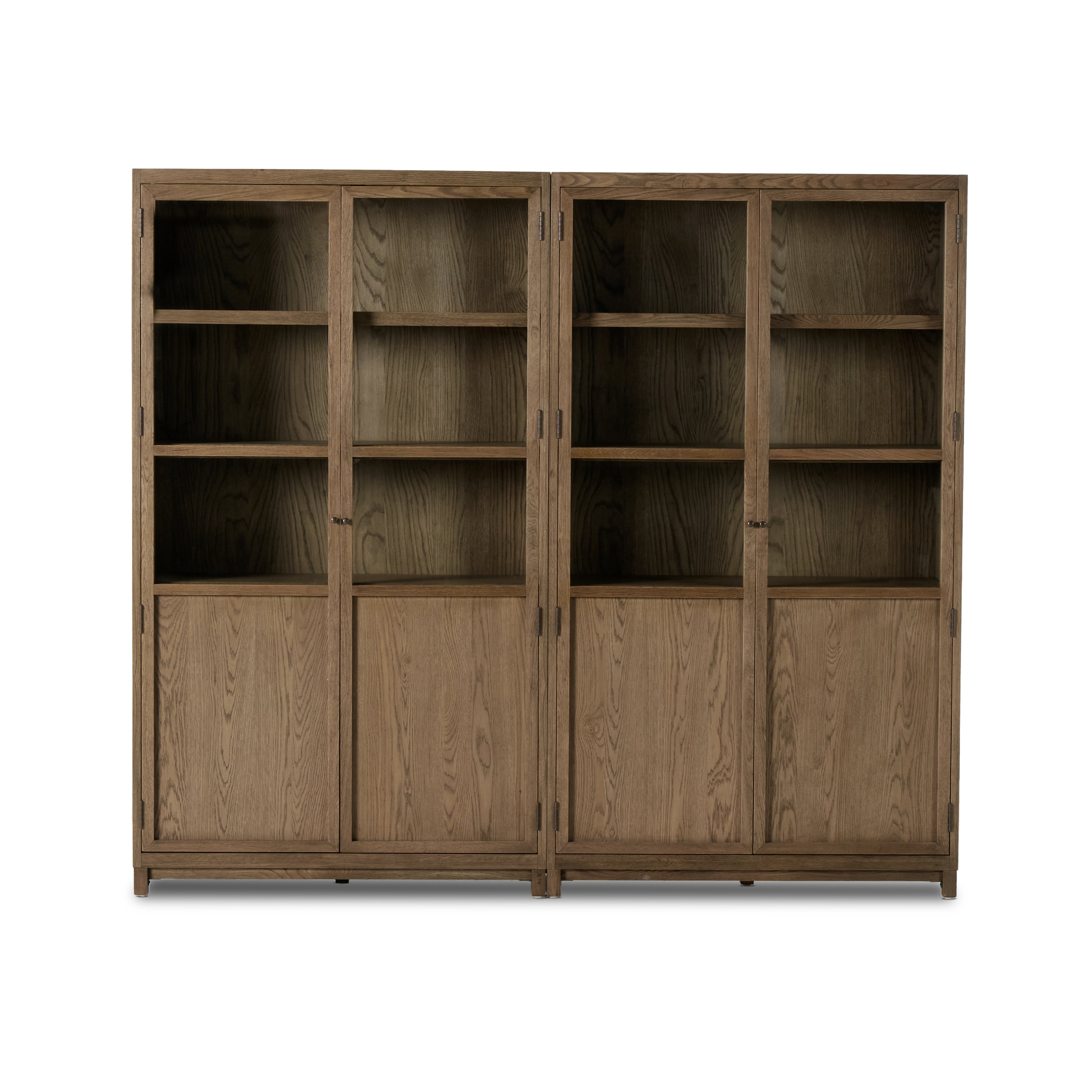 Millie Panel And Glass Door Double Cabinet - StyleMeGHD - 