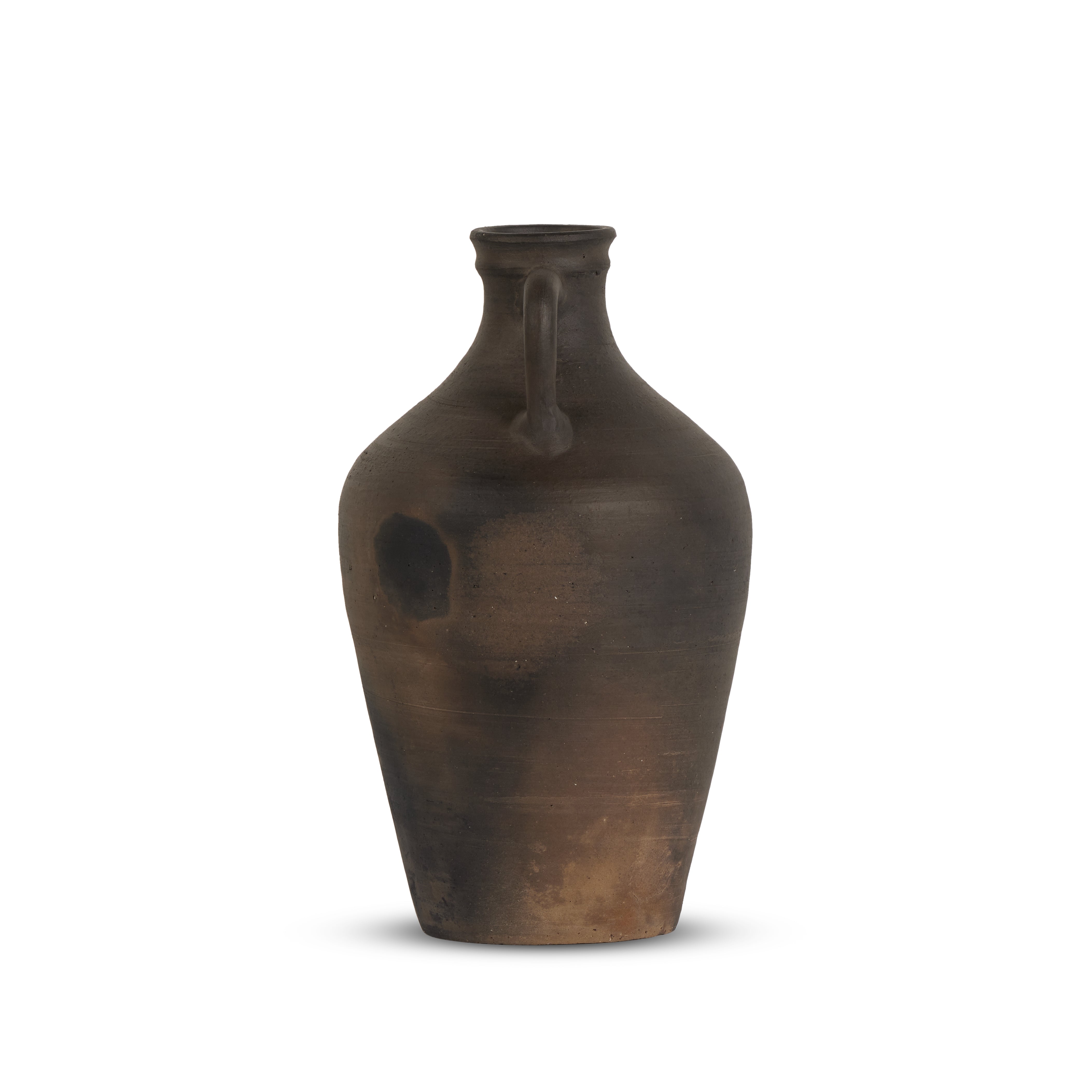 Kamari Vase-Aged Black Ceramic - StyleMeGHD - 