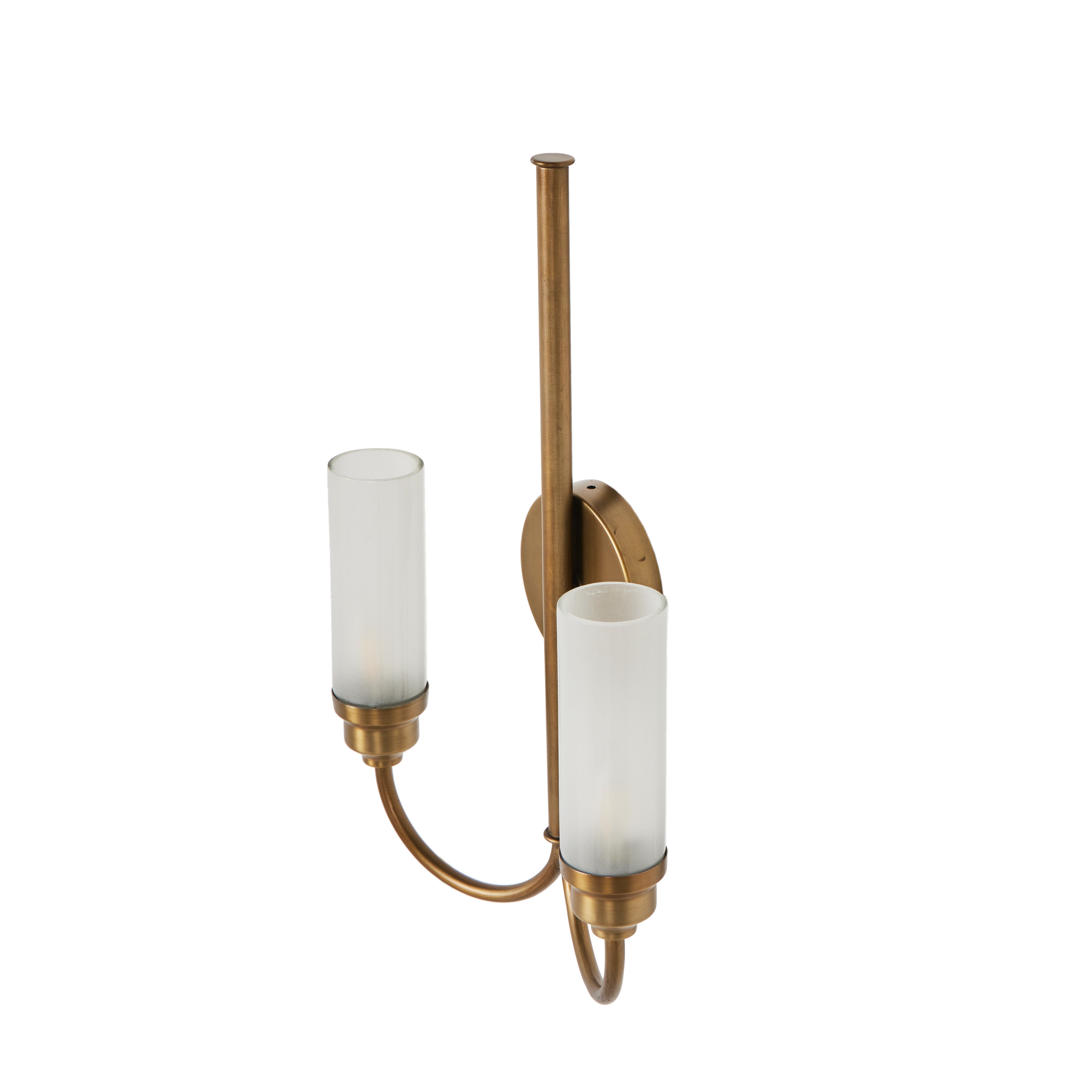 Darby Sconce-Antique Brass Iron - StyleMeGHD - 