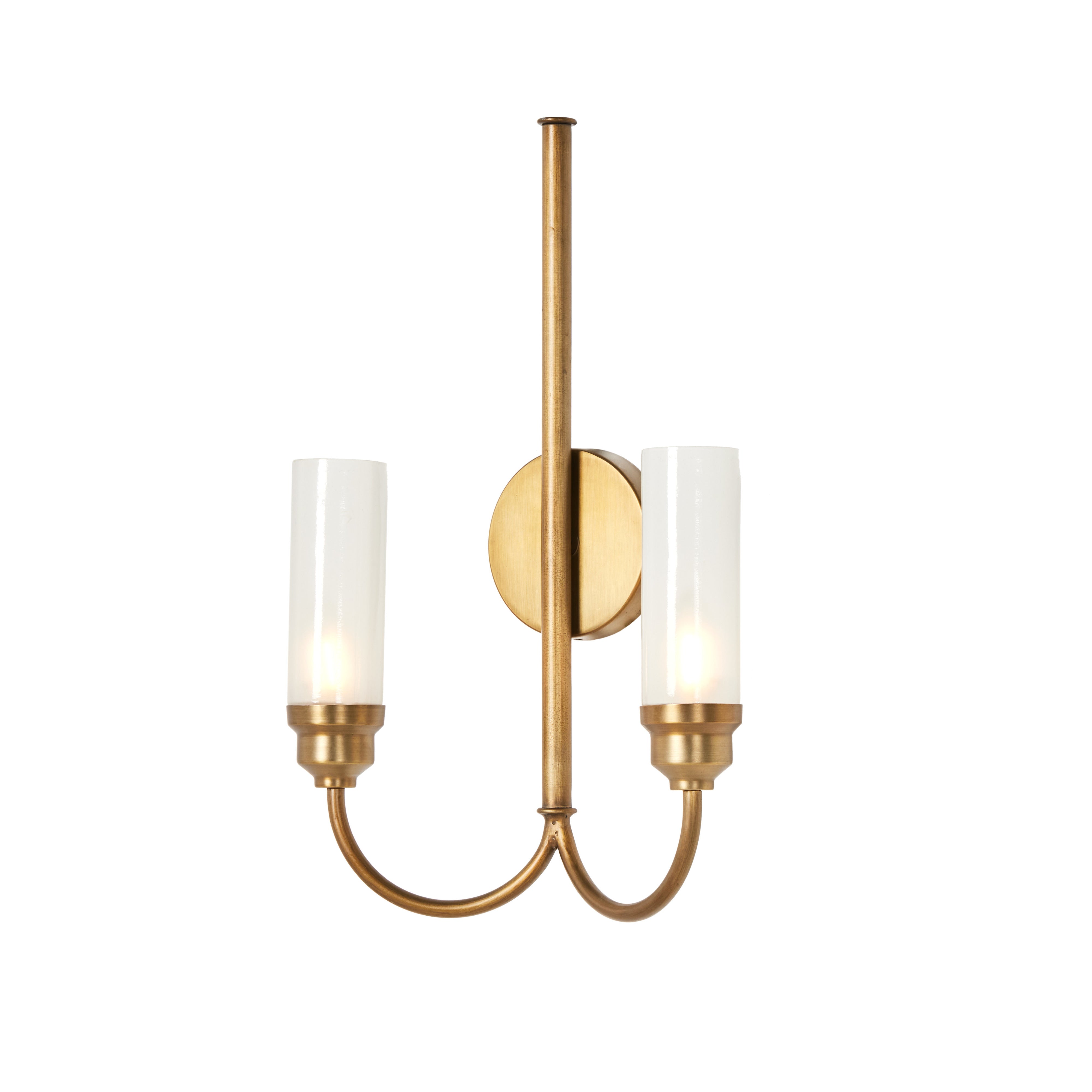 Darby Sconce-Antique Brass Iron - StyleMeGHD - 