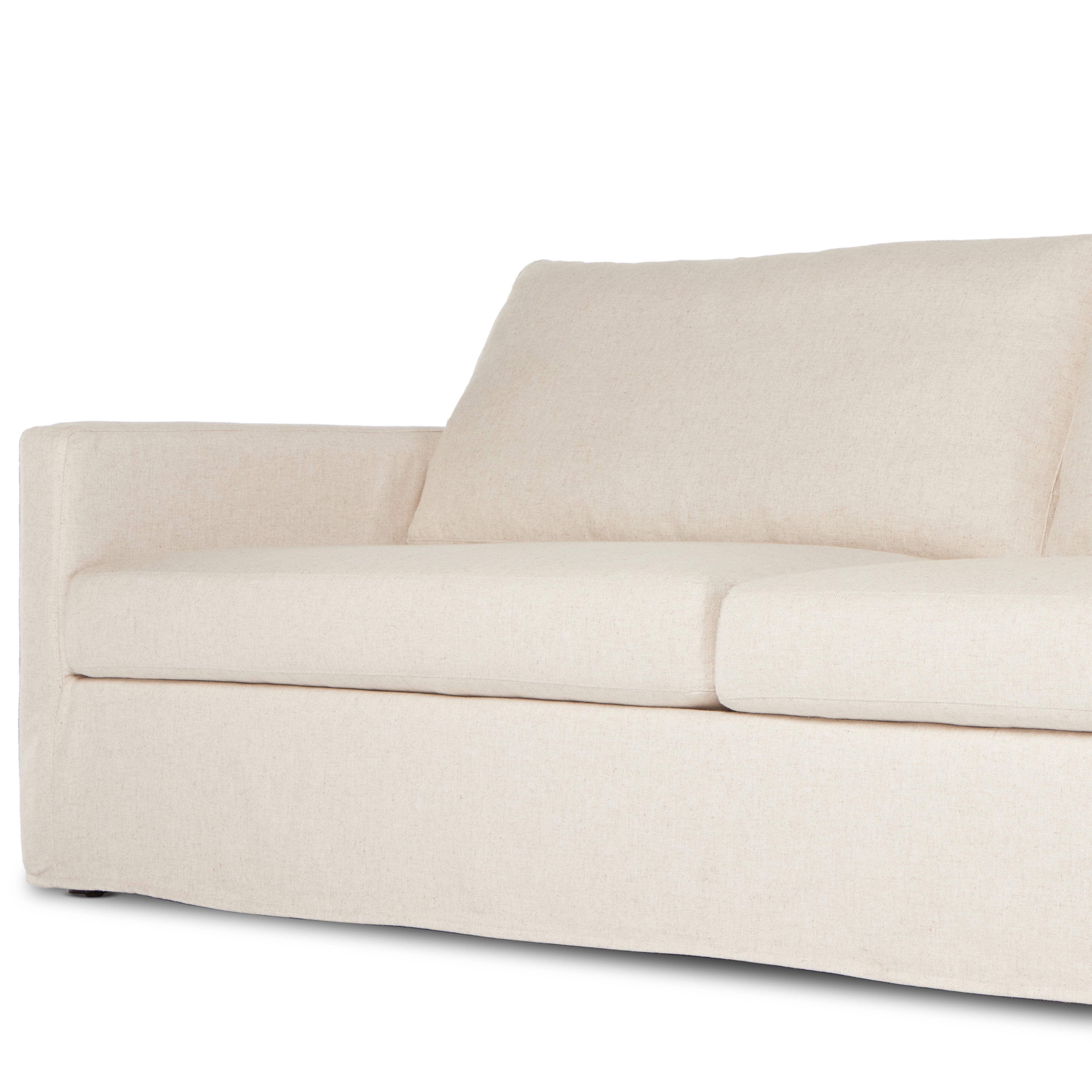 Maddox 2pc Sectional-177"-Evere Creme - StyleMeGHD - 