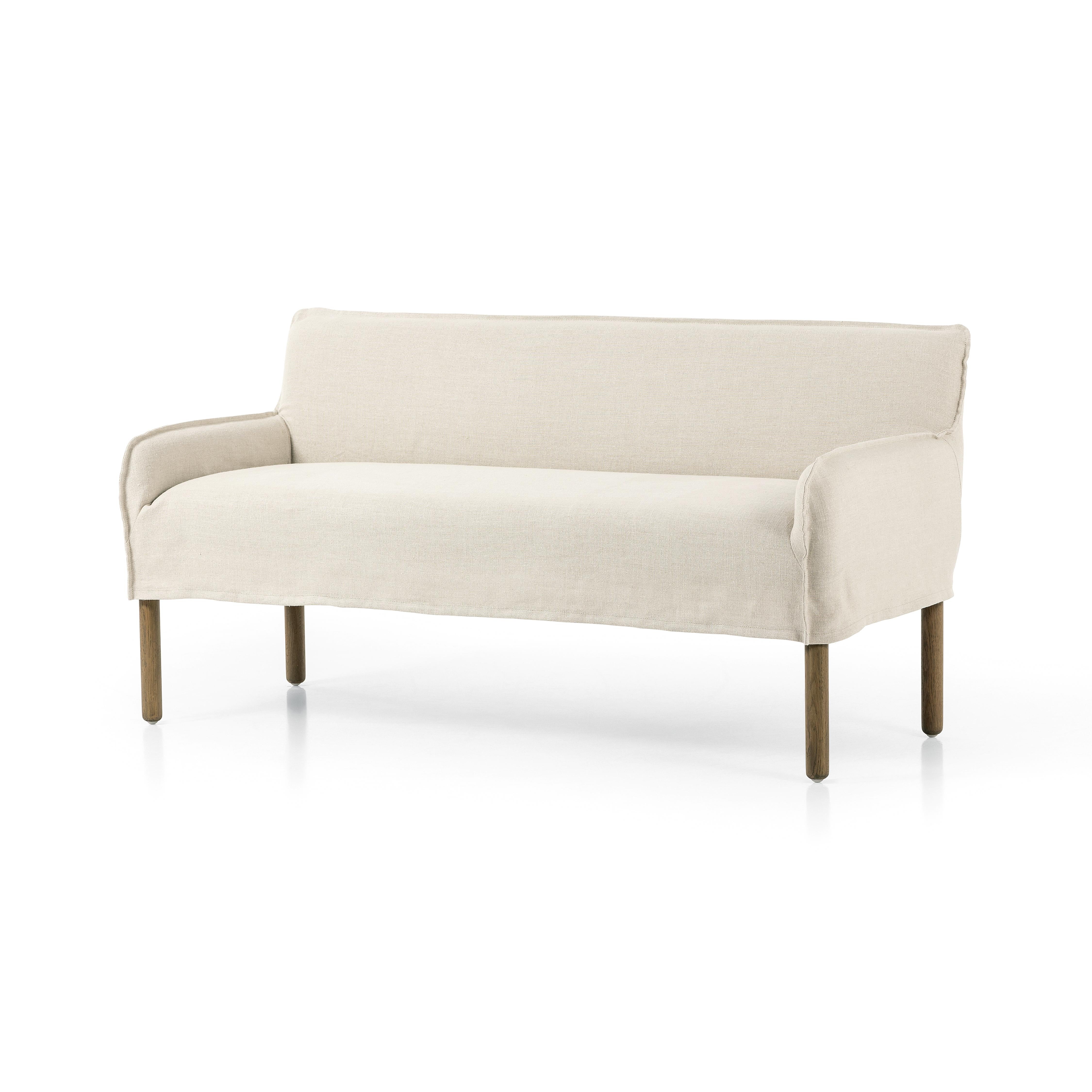 Addington Slipcover Bench-Brussels Ntrl - StyleMeGHD - 