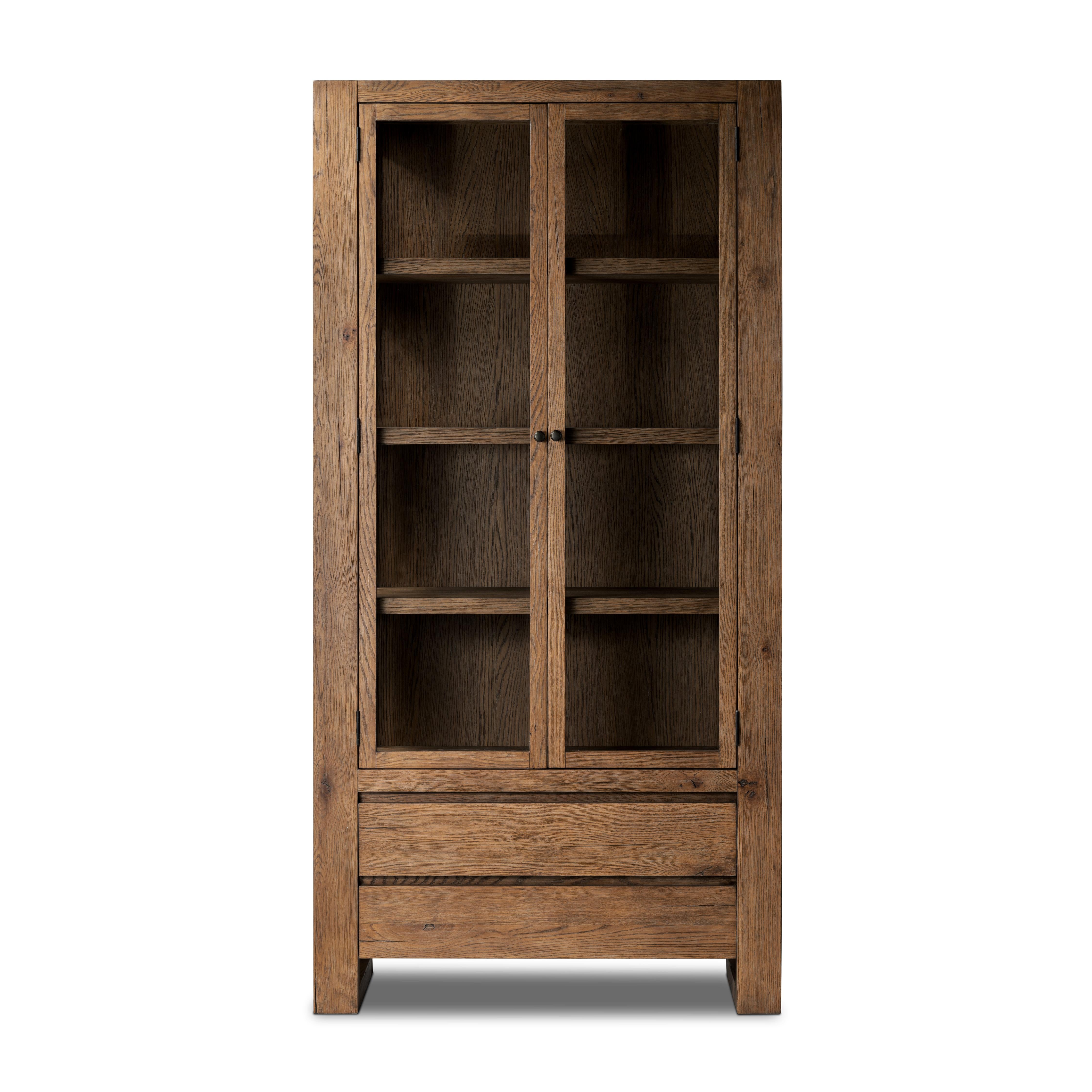 Norwich Cabinet-Weathered Oak Veneer - StyleMeGHD - 