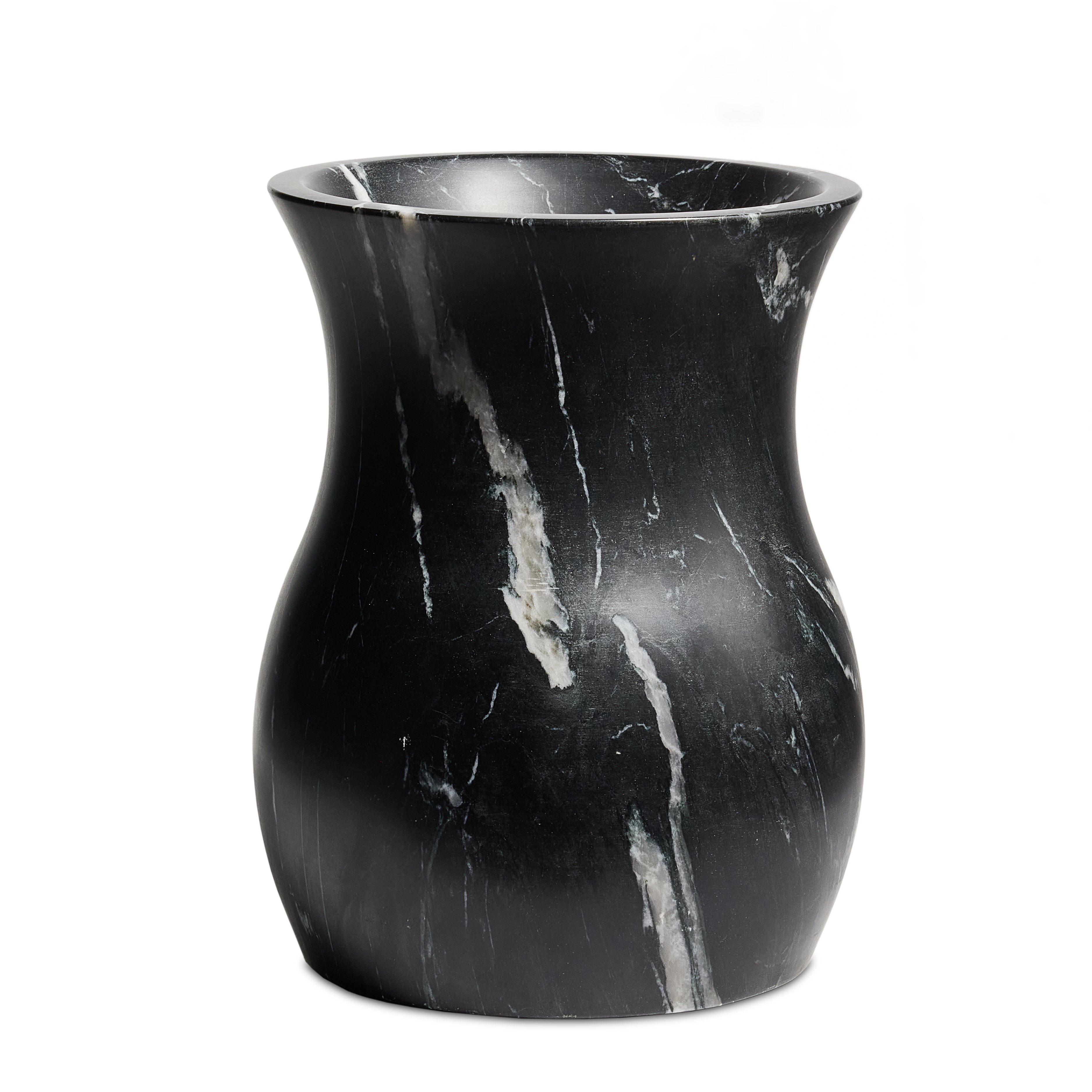 Sona Vase-Black Marble - StyleMeGHD - 