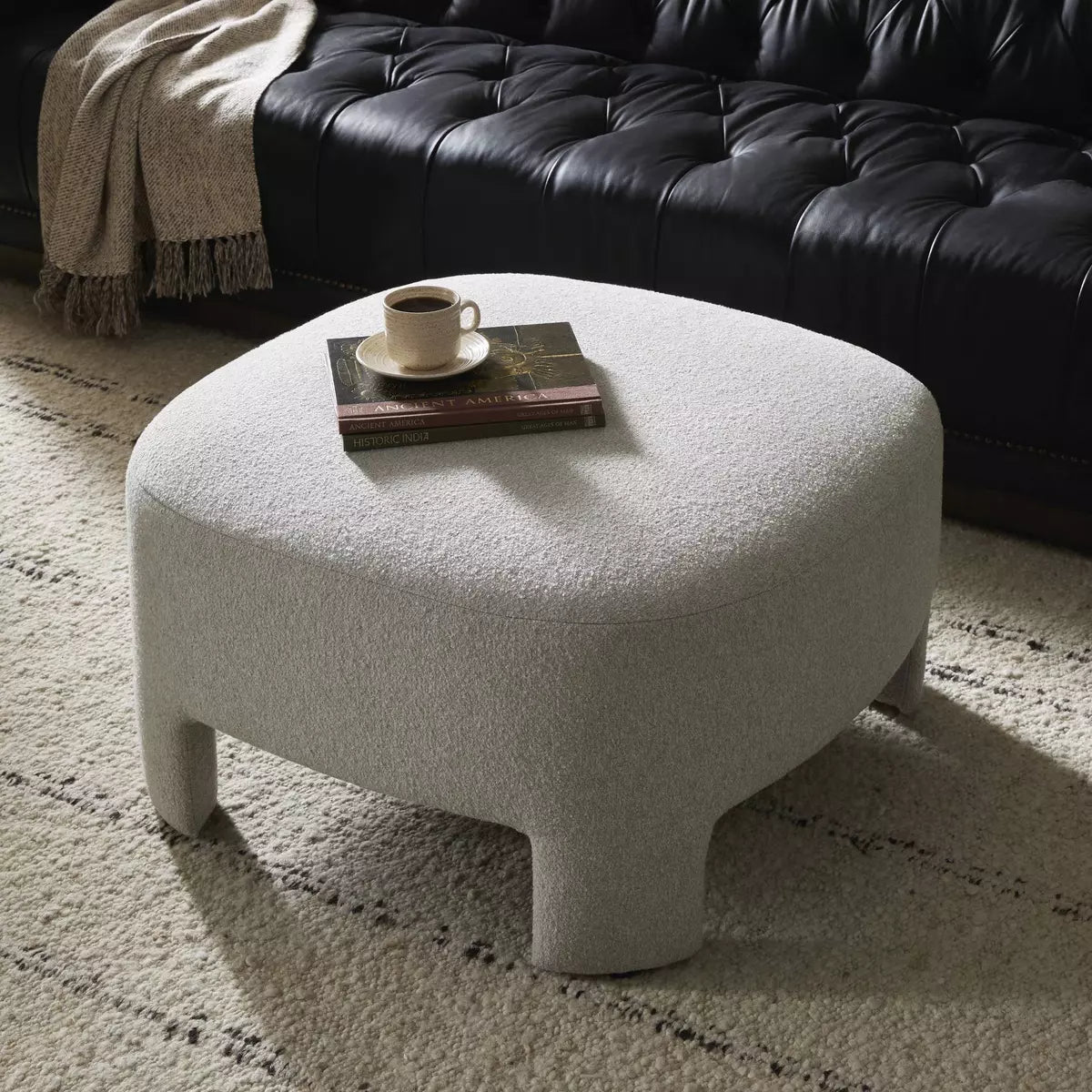 Oliver Cocktail Ottoman - StyleMeGHD - Ottomans, Benches + Poufs