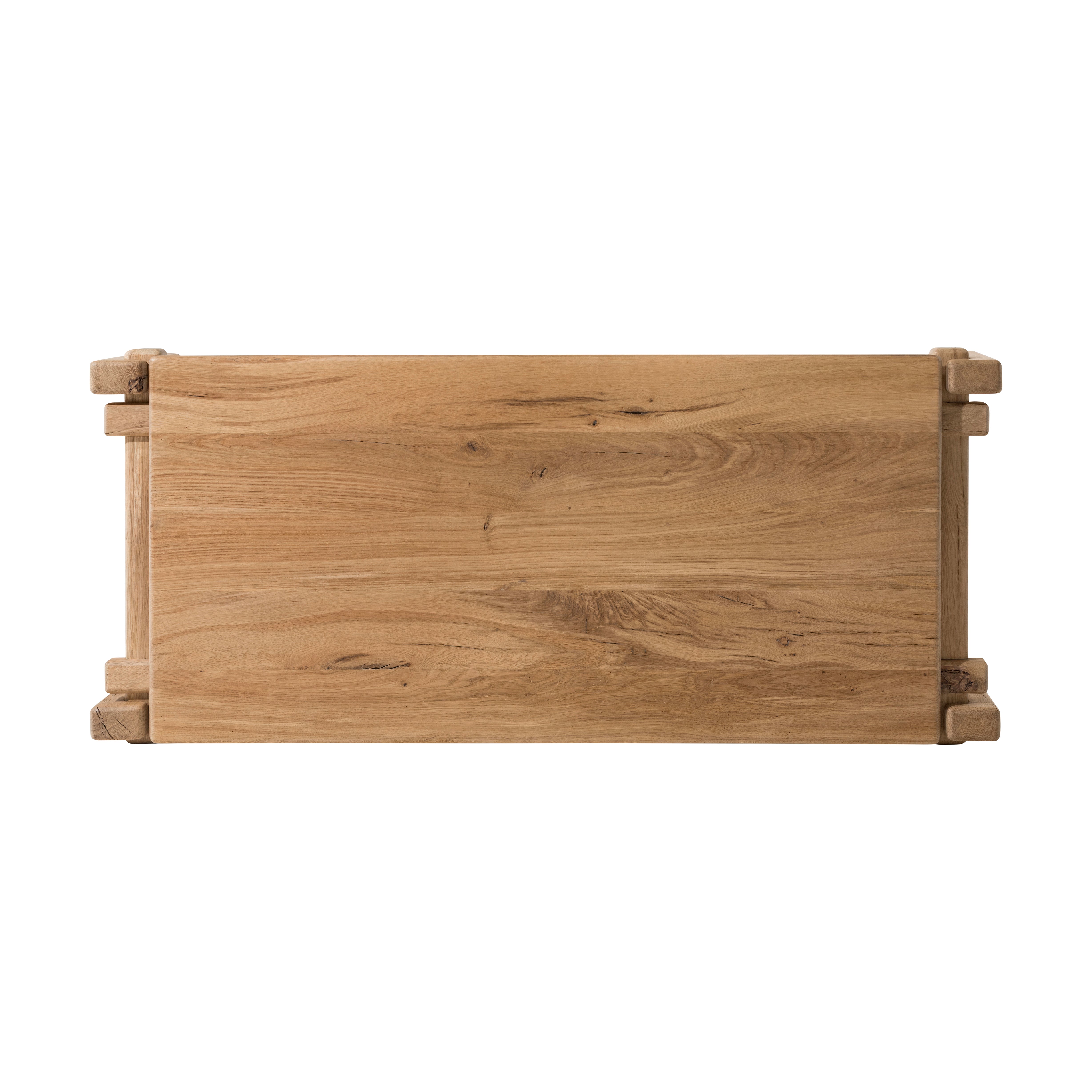 Marcia Large Coffee Table-French Oak - StyleMeGHD - 