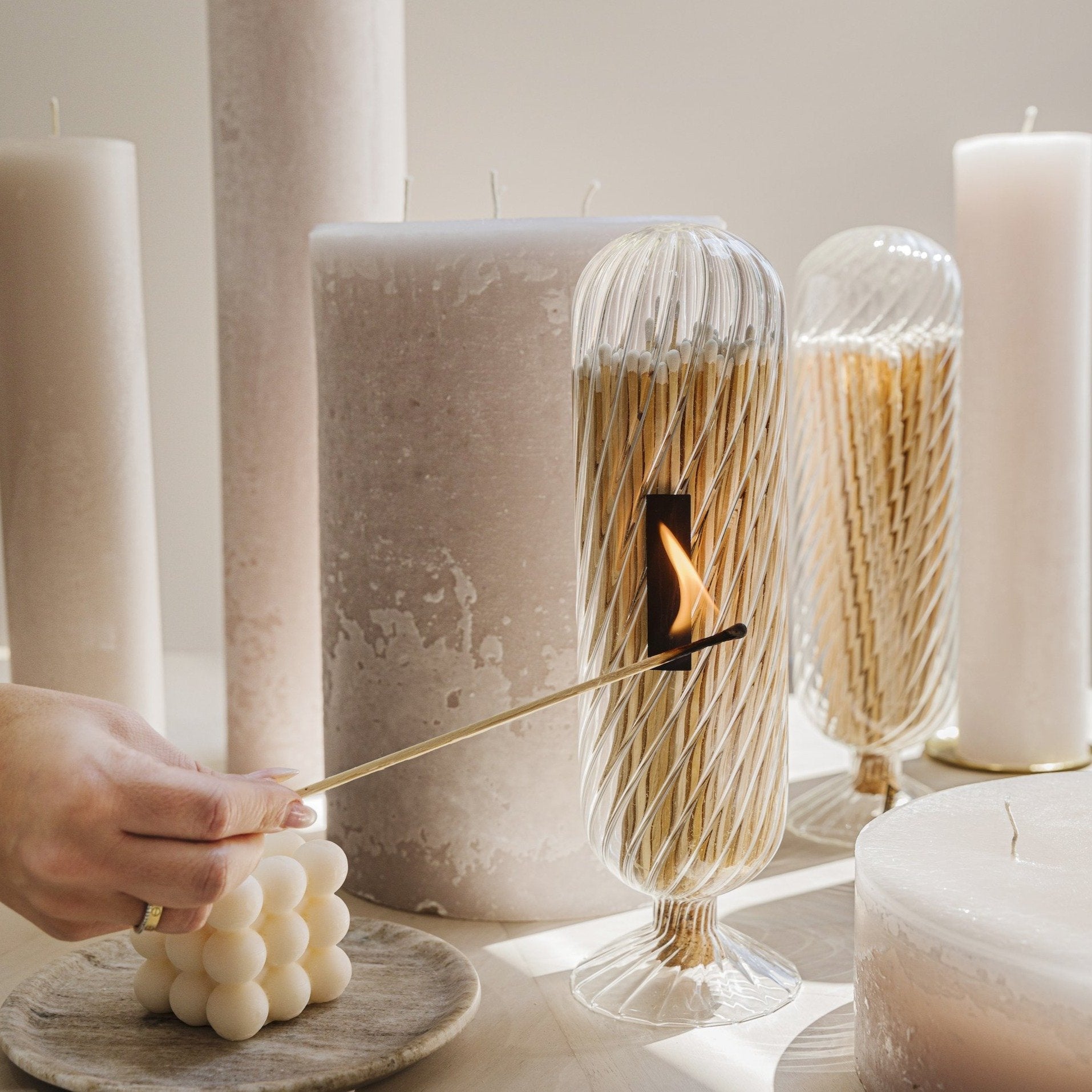 4-Wick Pillar Candle - StyleMeGHD - Candles + Diffusers
