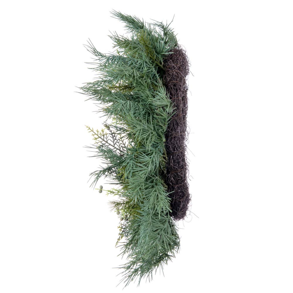 Vickerman 24" Mixed Fern Cedar Wreath - StyleMeGHD - Decorative Objects