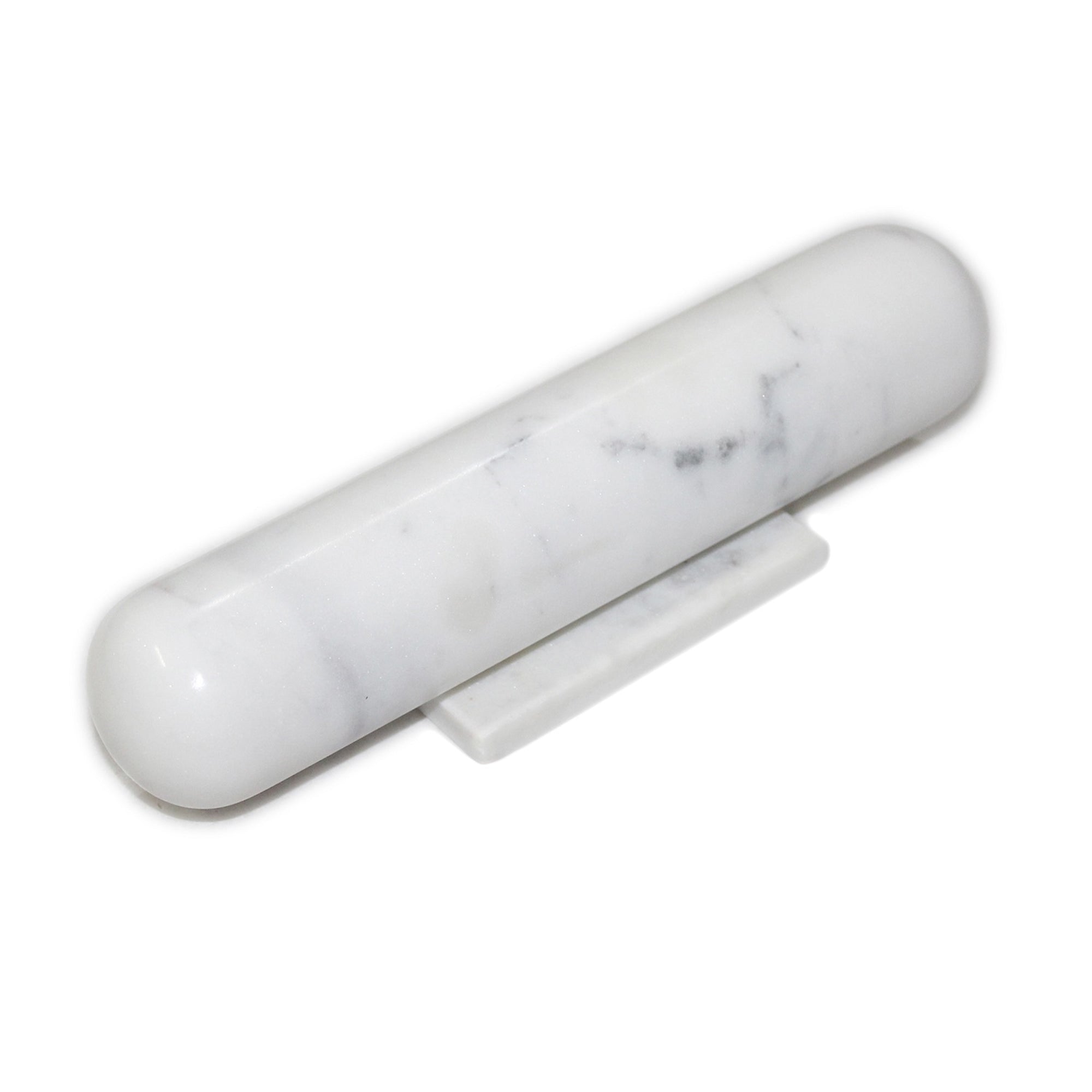 White Marble Rolling Pin w/ Base - White - StyleMeGHD - Kitchen Accessories