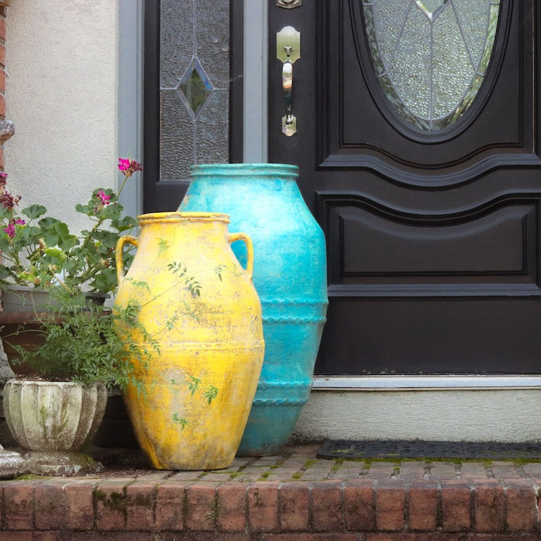Extra Large Colored Found Amphora, Assorted - StyleMeGHD - Vases + Jars