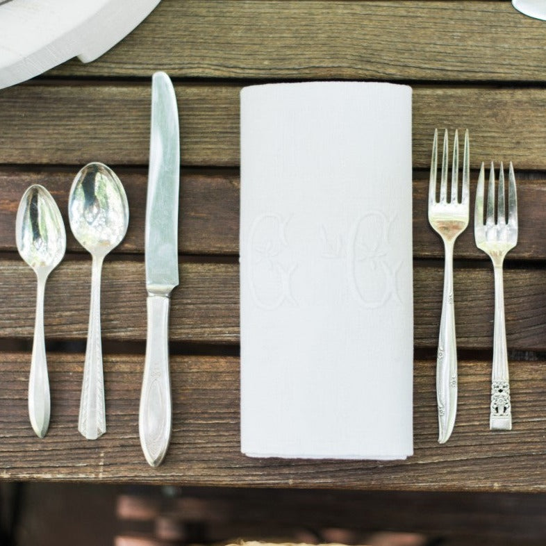 Found Silver Plate Flatware, Set of 5