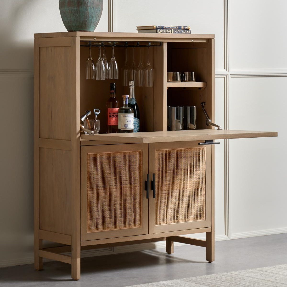 Caprice Bar Cabinet - StyleMeGHD - Earthy Home Decor