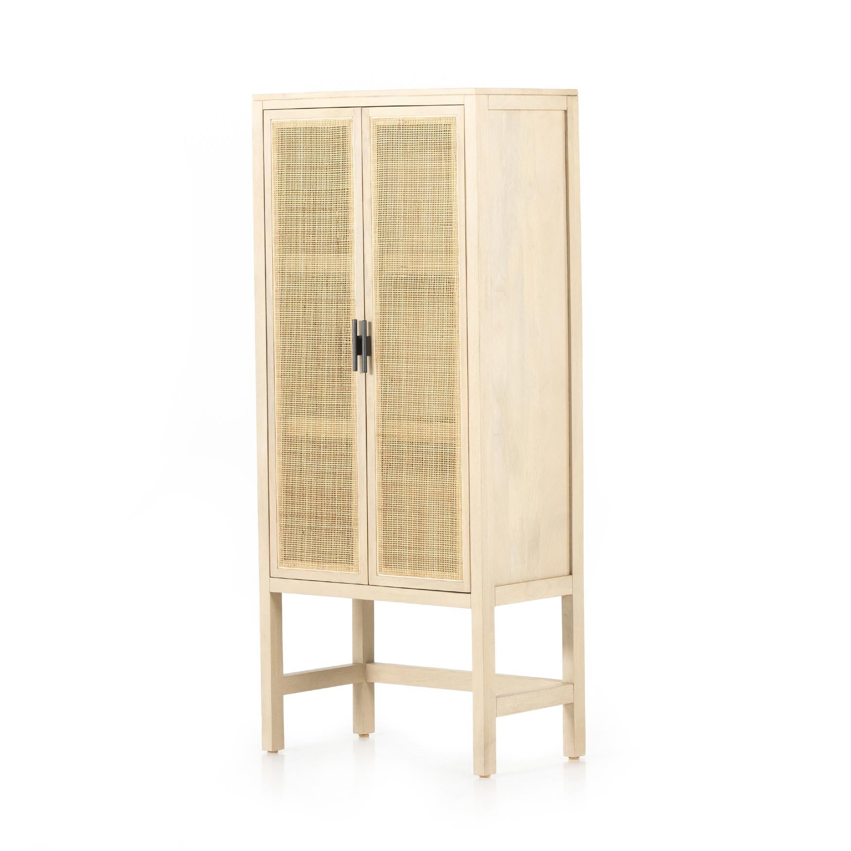 Caprice Narrow Cabinet - StyleMeGHD - Natural Wood Cabinet